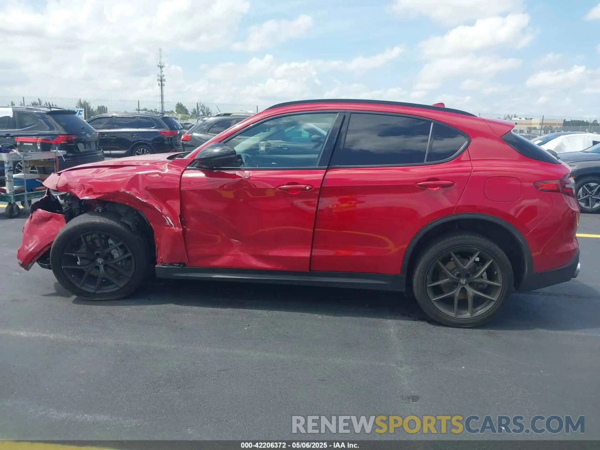 14 Фотография поврежденного автомобиля ZASPAJAN7M7D08508 ALFA ROMEO STELVIO 2021