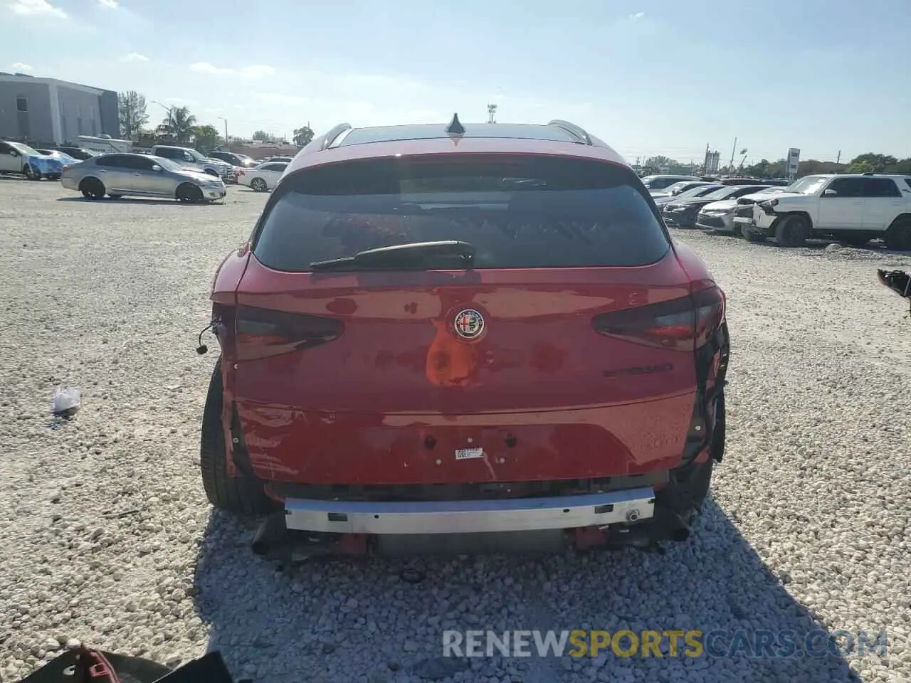 6 Фотография поврежденного автомобиля ZASPAJAN8M7C99608 ALFA ROMEO STELVIO 2021