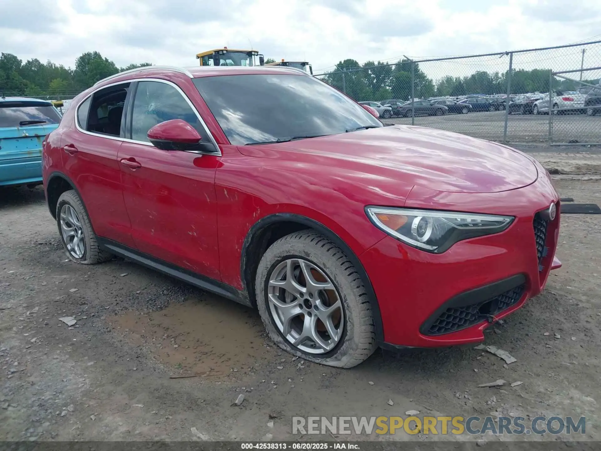 1 Photograph of a damaged car ZASPAKAN8M7D09396 ALFA ROMEO STELVIO 2021