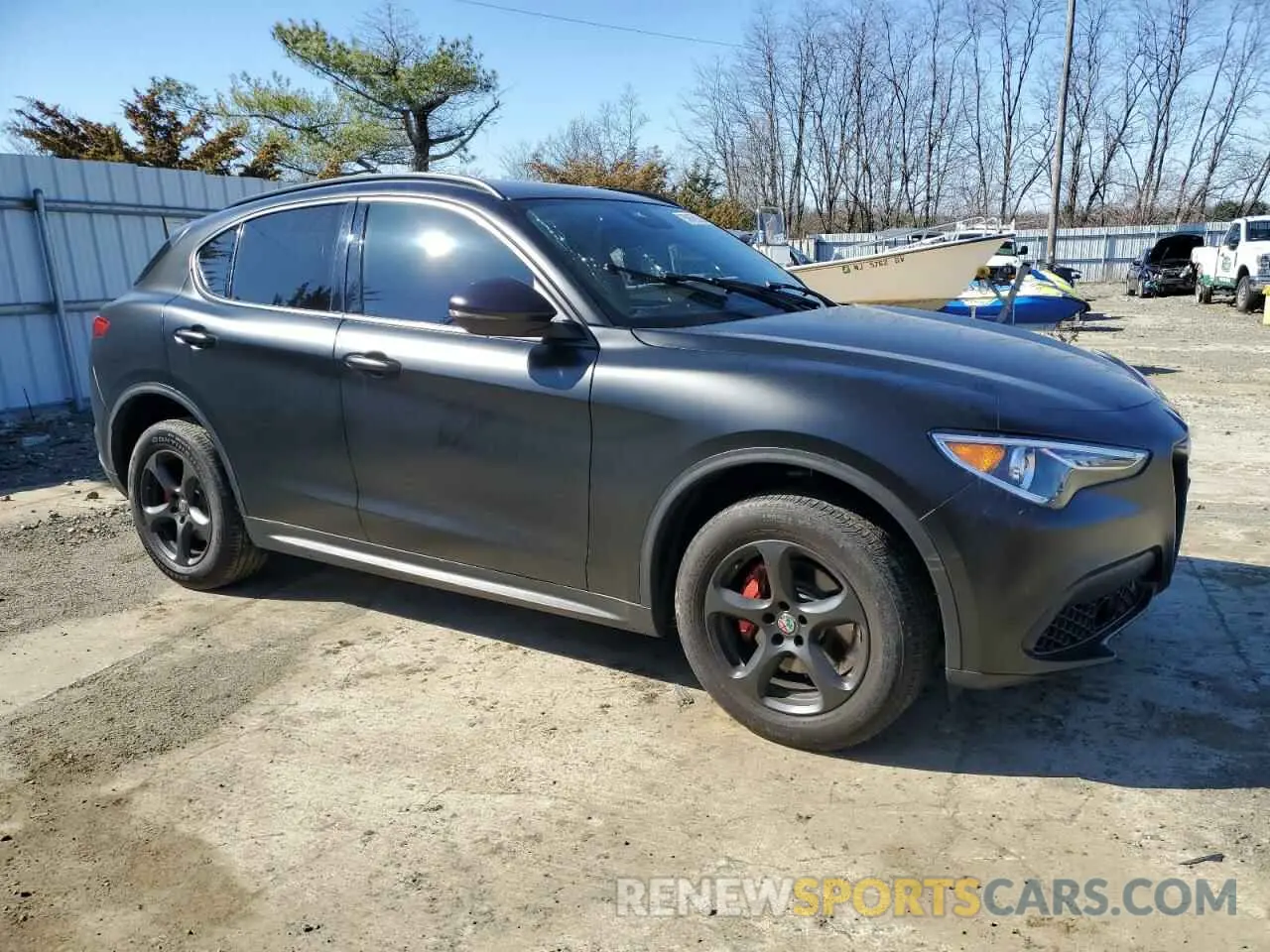 4 Photograph of a damaged car ZASPAKANXM7D09982 ALFA ROMEO STELVIO 2021