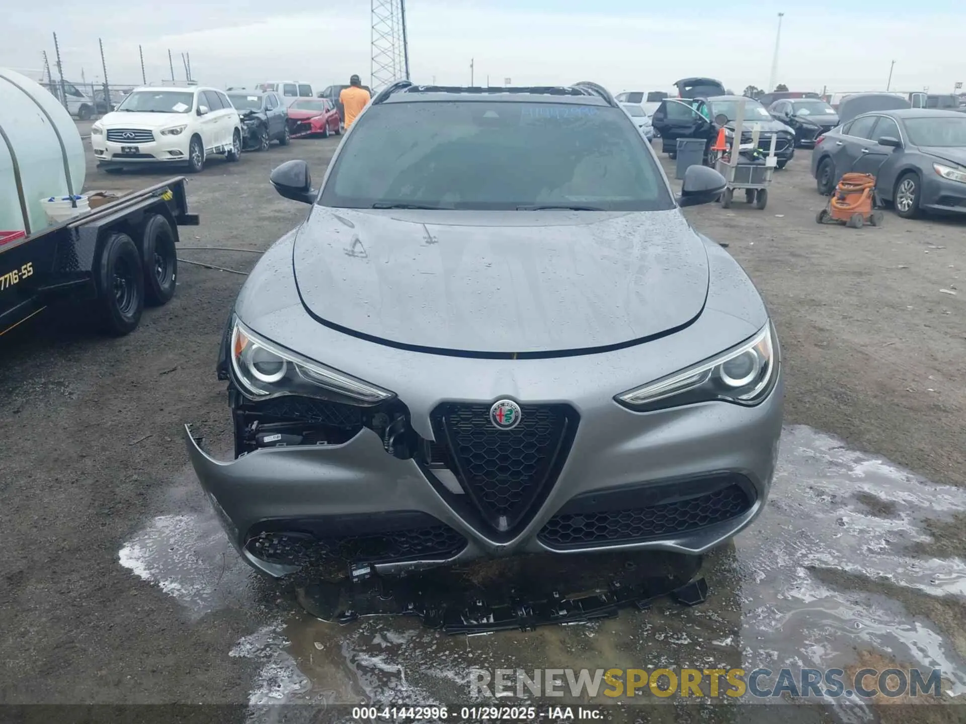 12 Photograph of a damaged car ZASPAKBN0M7D15255 ALFA ROMEO STELVIO 2021