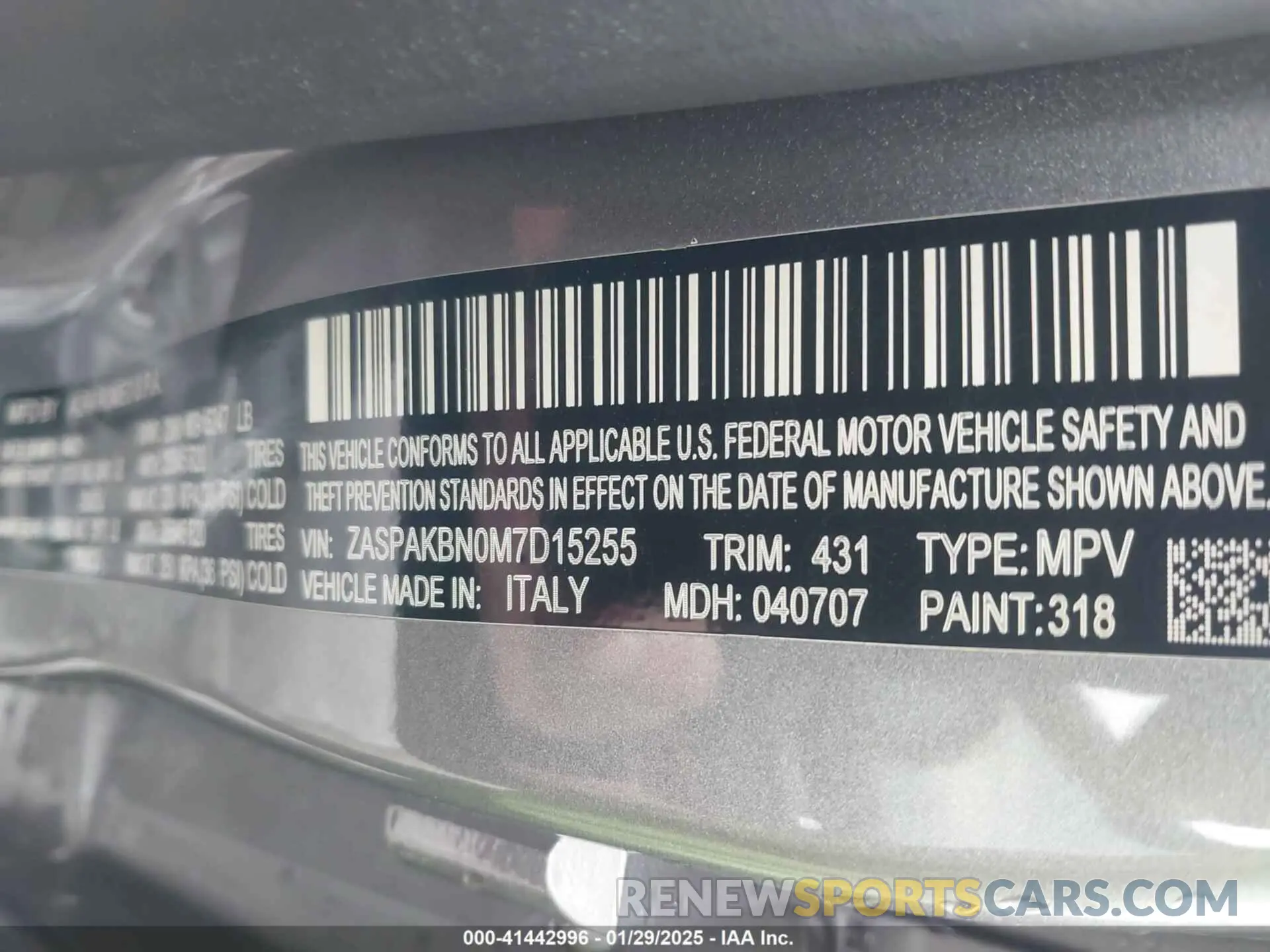 9 Photograph of a damaged car ZASPAKBN0M7D15255 ALFA ROMEO STELVIO 2021