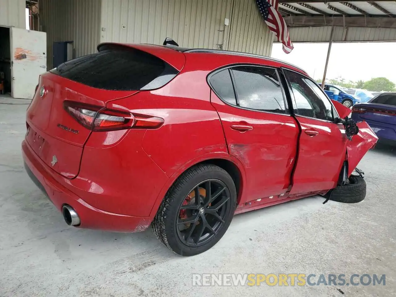 3 Photograph of a damaged car ZASPAKBN0M7D15403 ALFA ROMEO STELVIO 2021