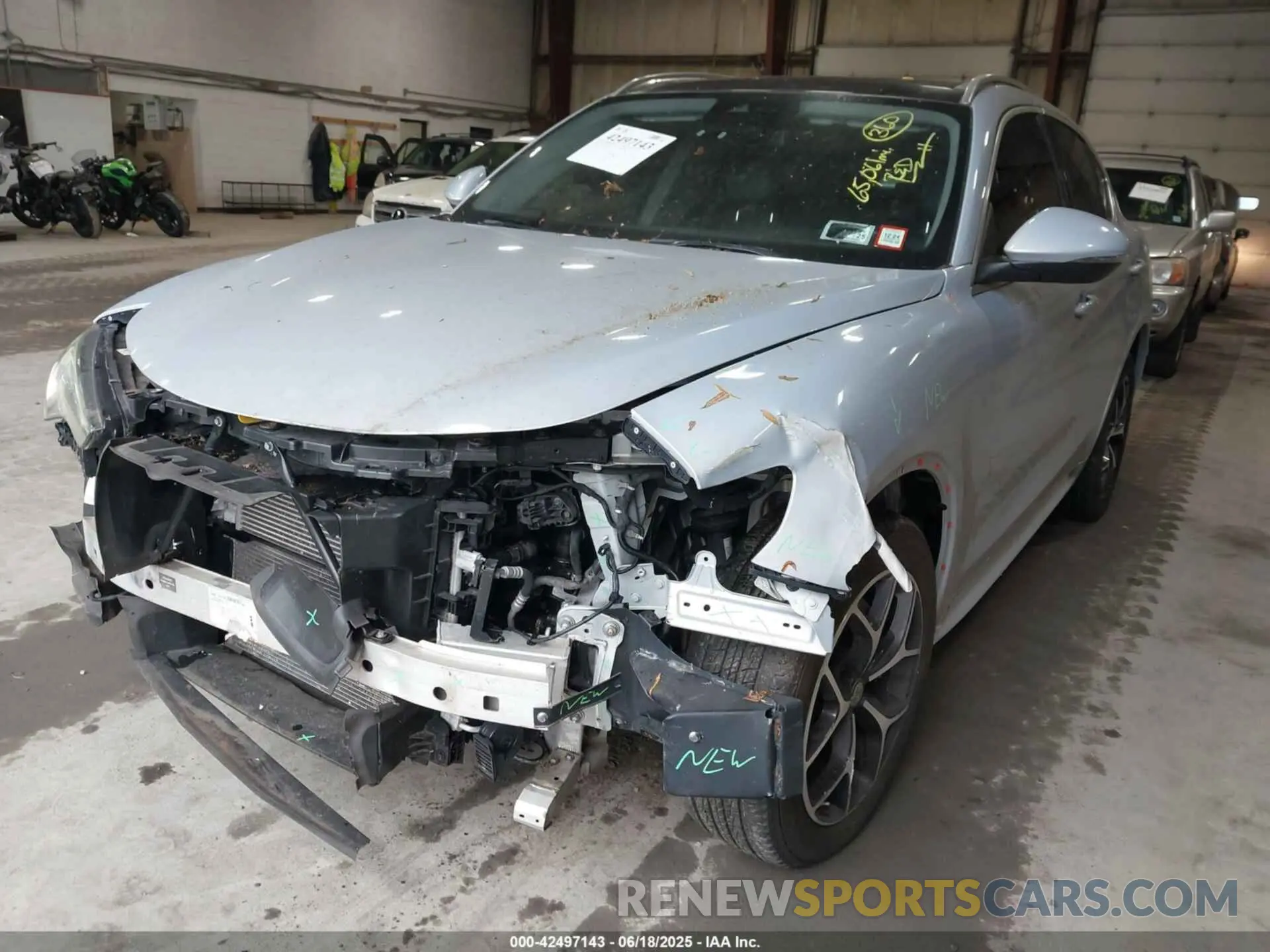 6 Photograph of a damaged car ZASPAKBN2M7D11188 ALFA ROMEO STELVIO 2021