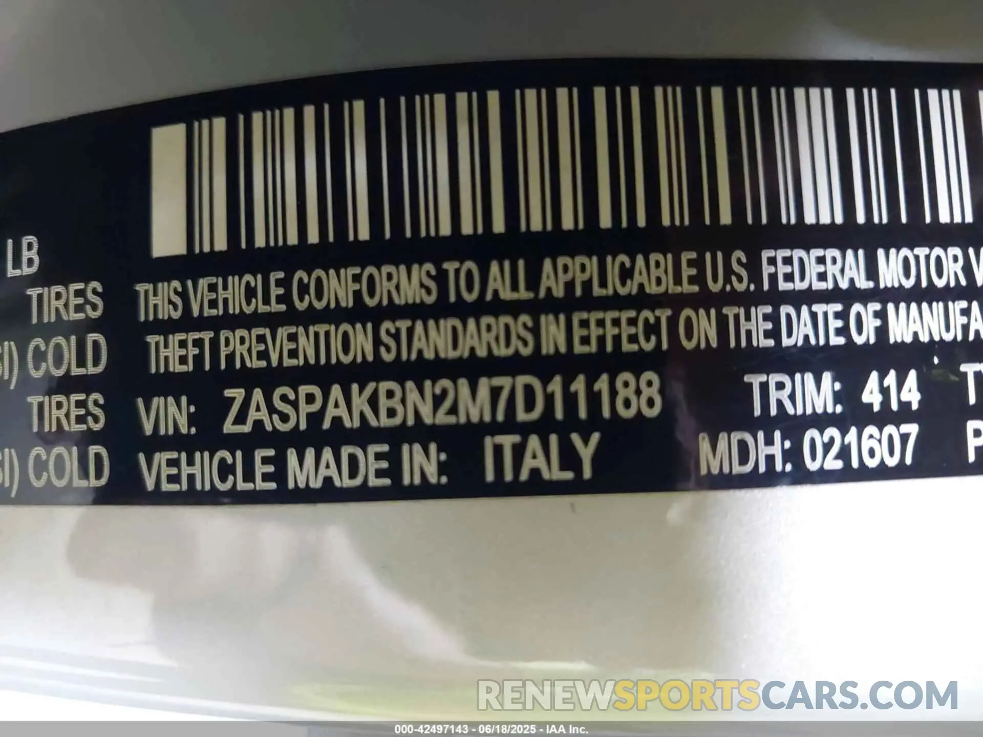 9 Photograph of a damaged car ZASPAKBN2M7D11188 ALFA ROMEO STELVIO 2021