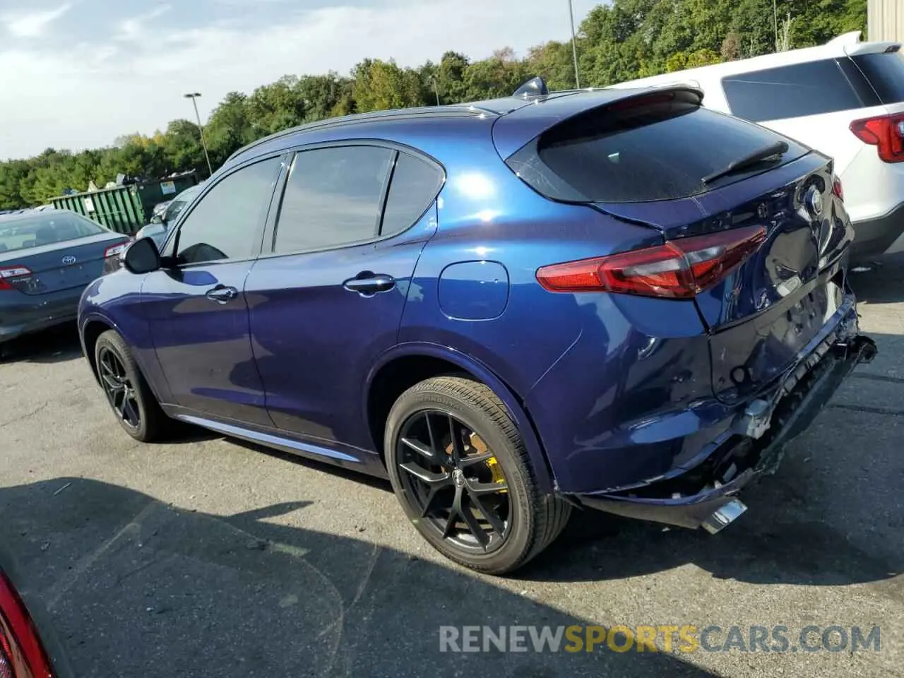 2 Photograph of a damaged car ZASPAKBN3M7D09515 ALFA ROMEO STELVIO 2021