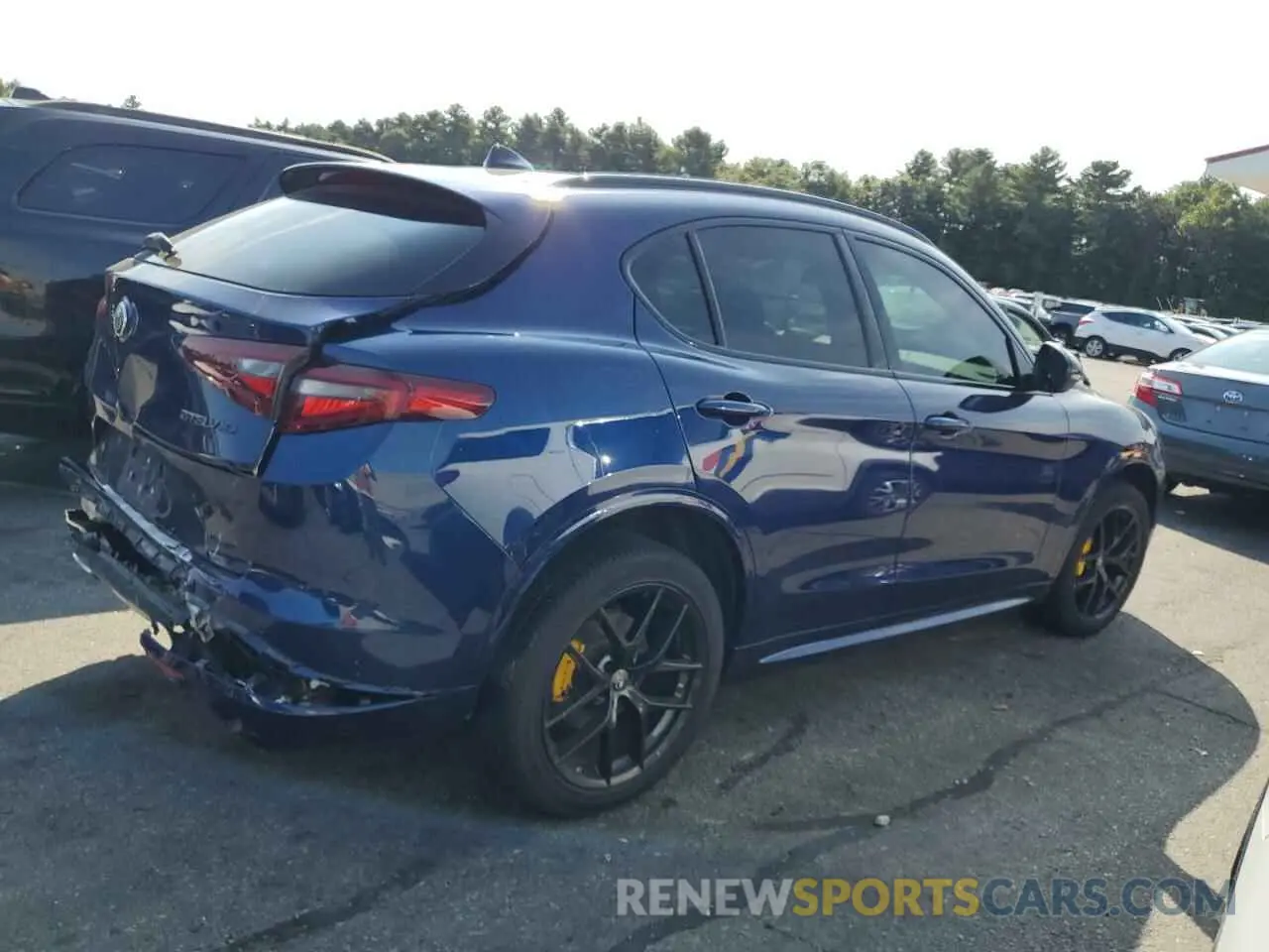 3 Photograph of a damaged car ZASPAKBN3M7D09515 ALFA ROMEO STELVIO 2021