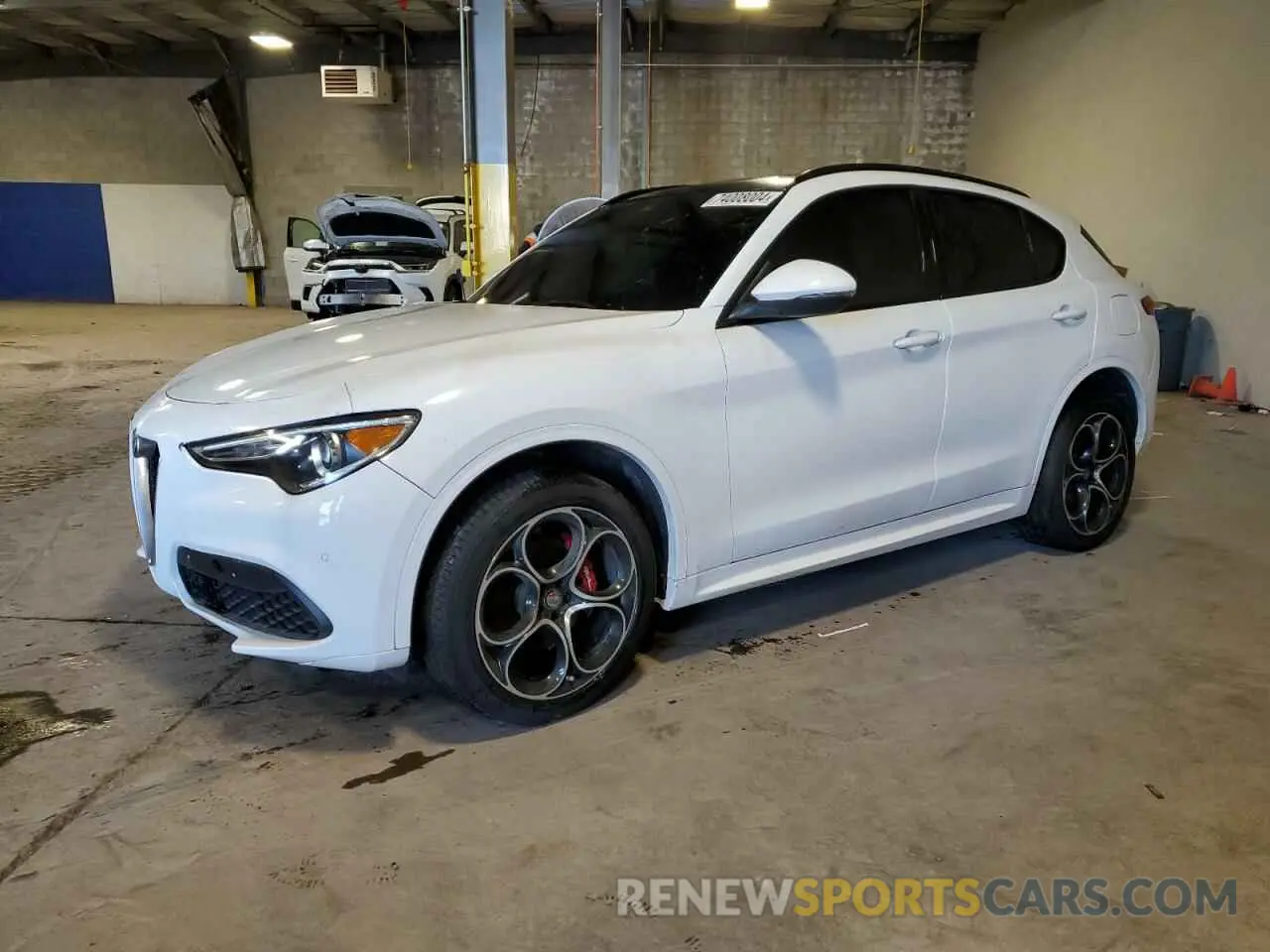 1 Photograph of a damaged car ZASPAKBN4M7D00807 ALFA ROMEO STELVIO 2021