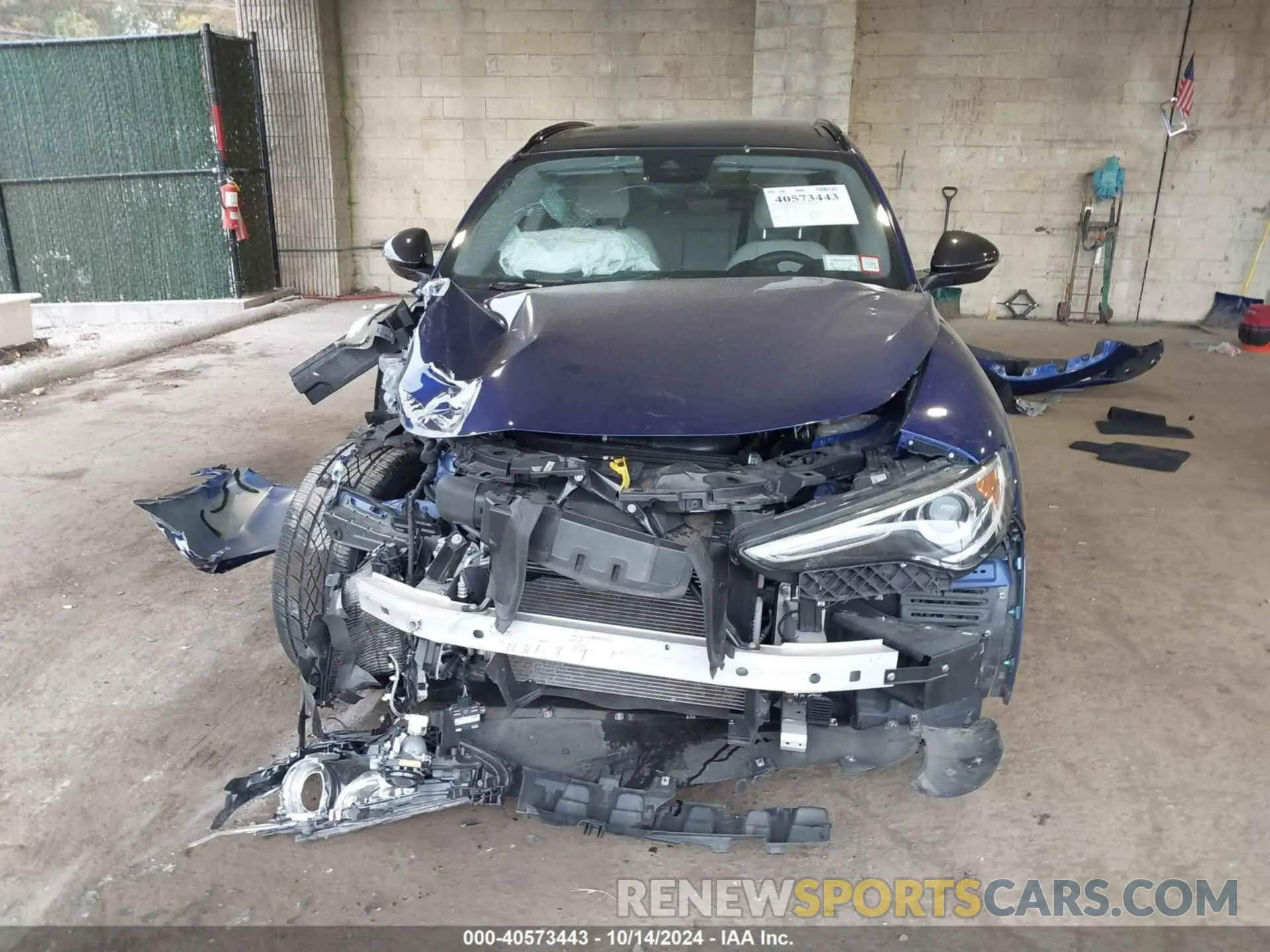 12 Photograph of a damaged car ZASPAKBN4M7D21284 ALFA ROMEO STELVIO 2021