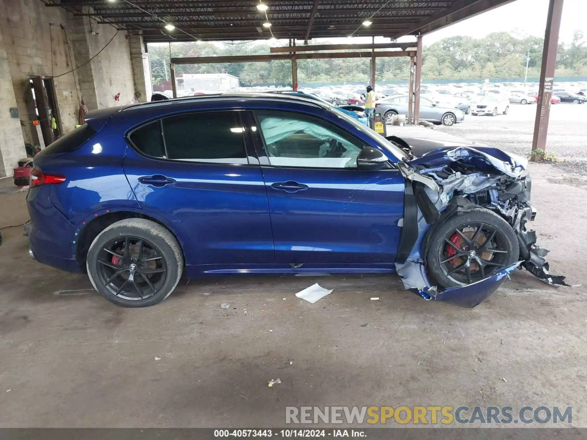13 Photograph of a damaged car ZASPAKBN4M7D21284 ALFA ROMEO STELVIO 2021