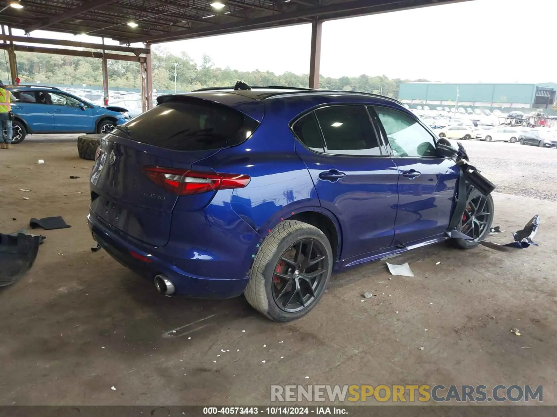 4 Photograph of a damaged car ZASPAKBN4M7D21284 ALFA ROMEO STELVIO 2021