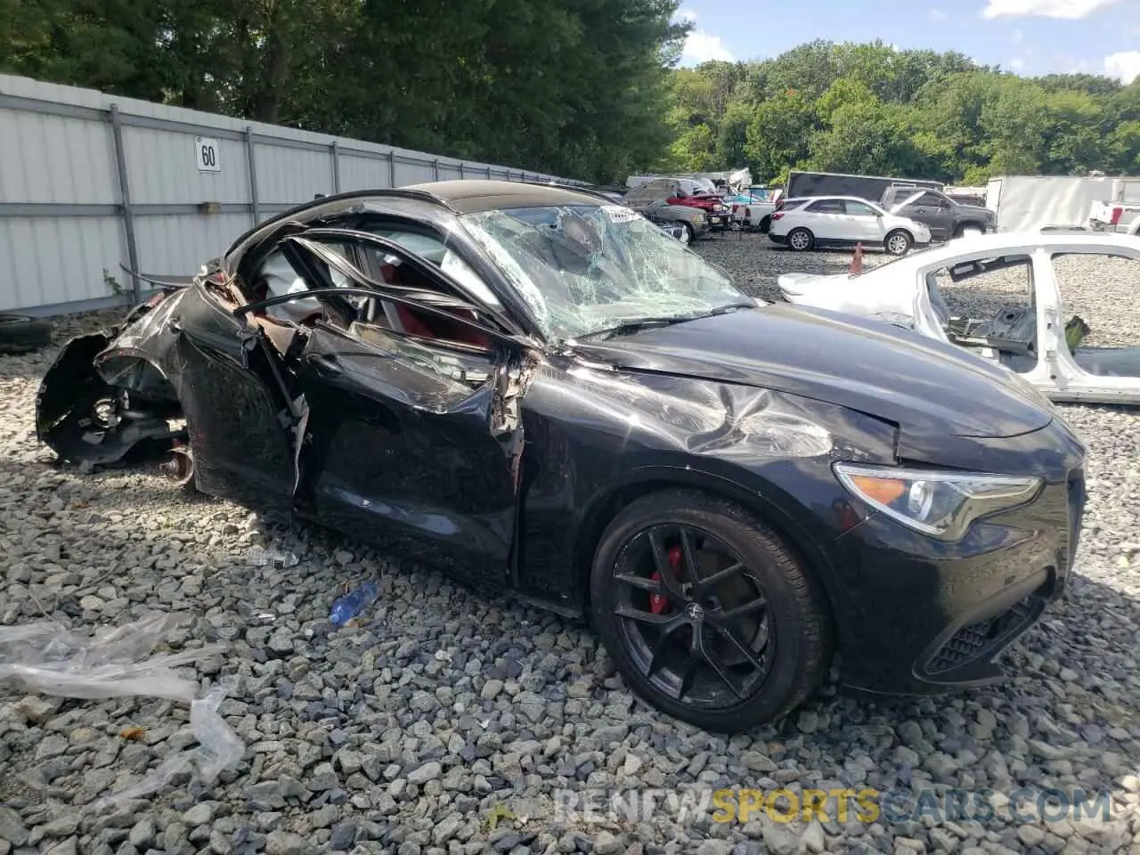 4 Фотография поврежденного автомобиля ZASPAKBN5M7D09533 ALFA ROMEO STELVIO 2021