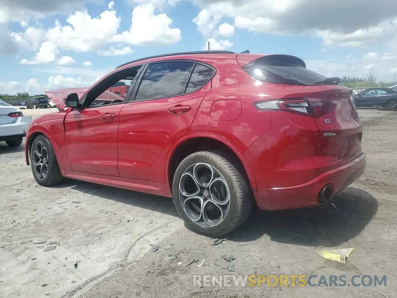 2 Photograph of a damaged car ZASPAKBN8M7D01376 ALFA ROMEO STELVIO 2021