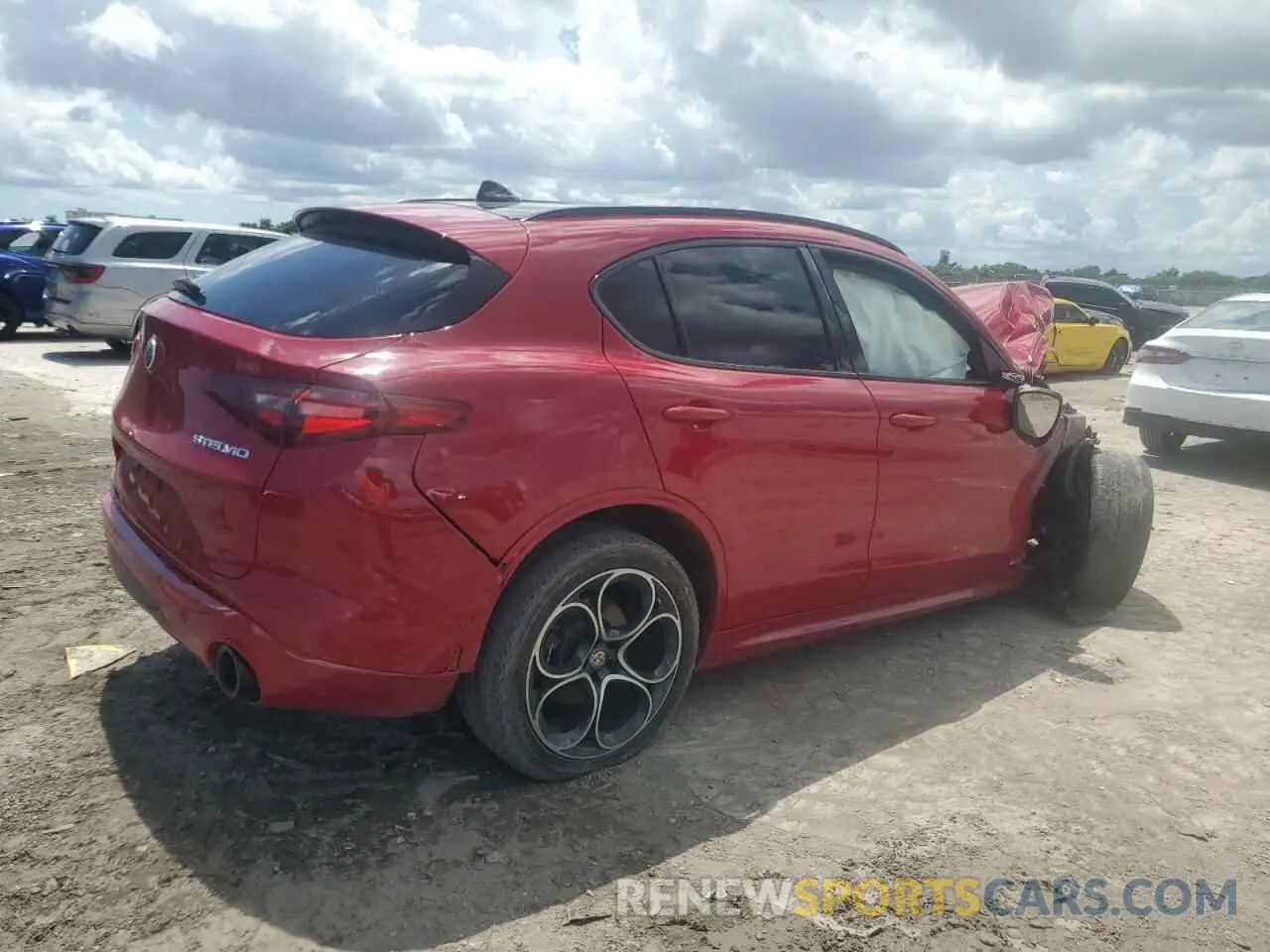 3 Photograph of a damaged car ZASPAKBN8M7D01376 ALFA ROMEO STELVIO 2021