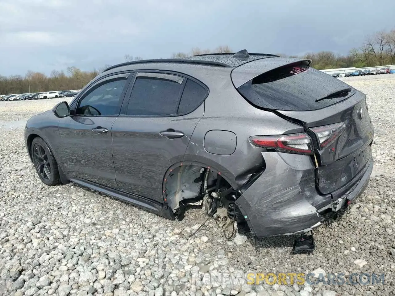 2 Photograph of a damaged car ZASPAKBN8M7D04133 ALFA ROMEO STELVIO 2021