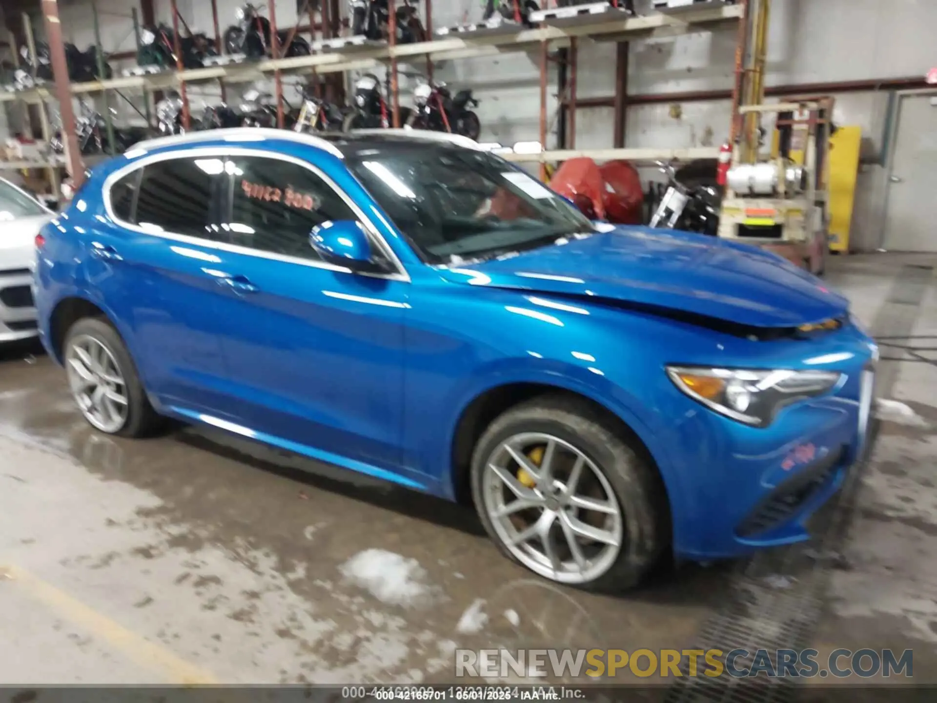 1 Photograph of a damaged car ZASPAKBN8M7D10403 ALFA ROMEO STELVIO 2021