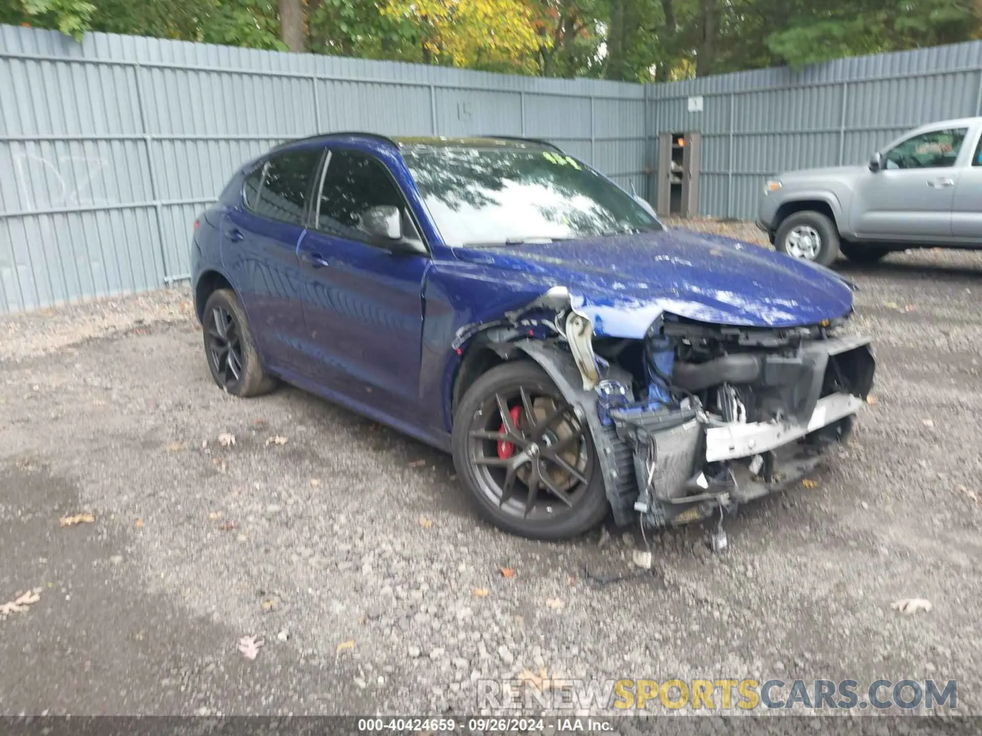 1 Photograph of a damaged car ZASPAKBNXM7D08071 ALFA ROMEO STELVIO 2021