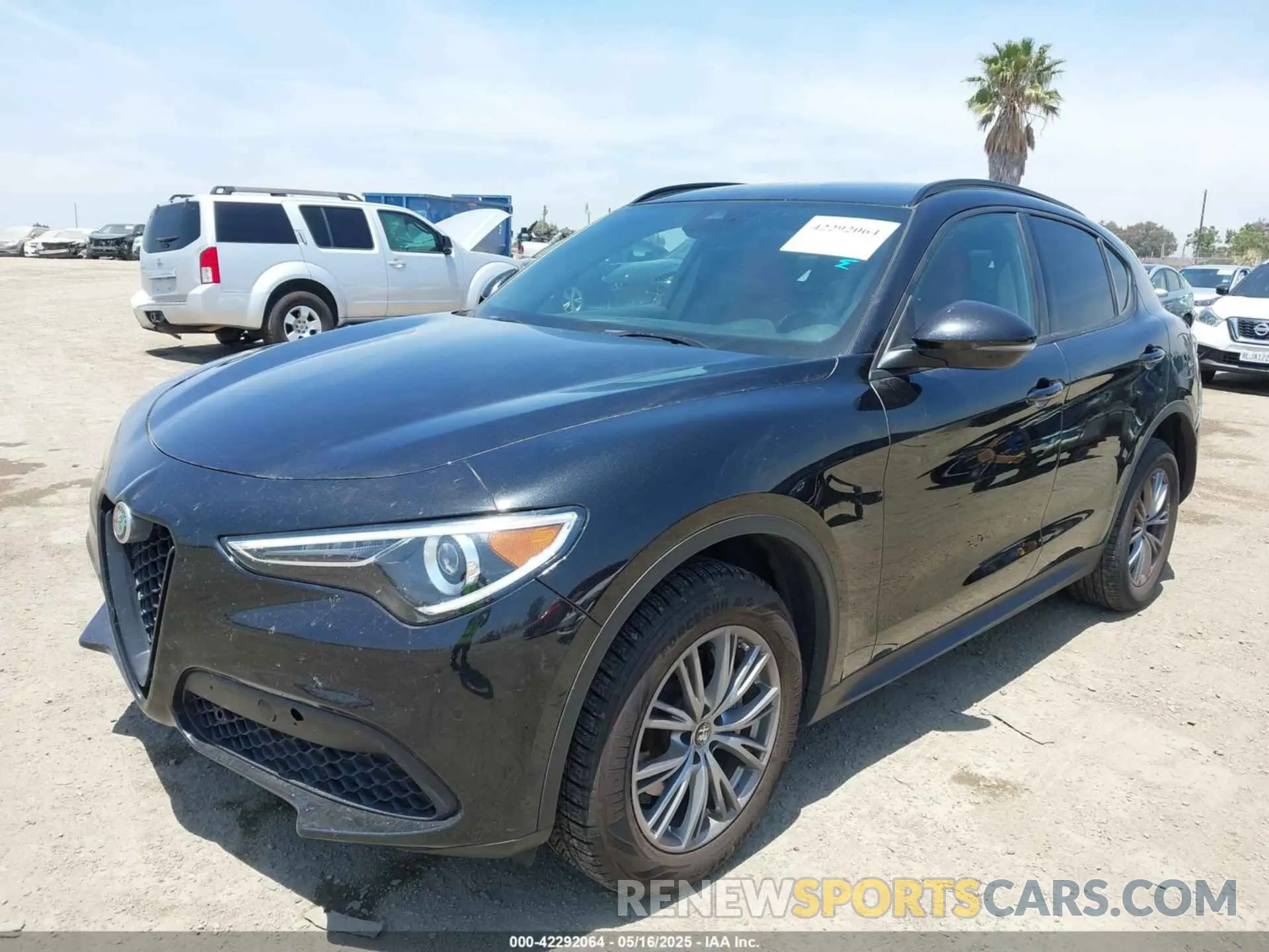 2 Photograph of a damaged car ZASPAJAN2N7D29686 ALFA ROMEO STELVIO 2022