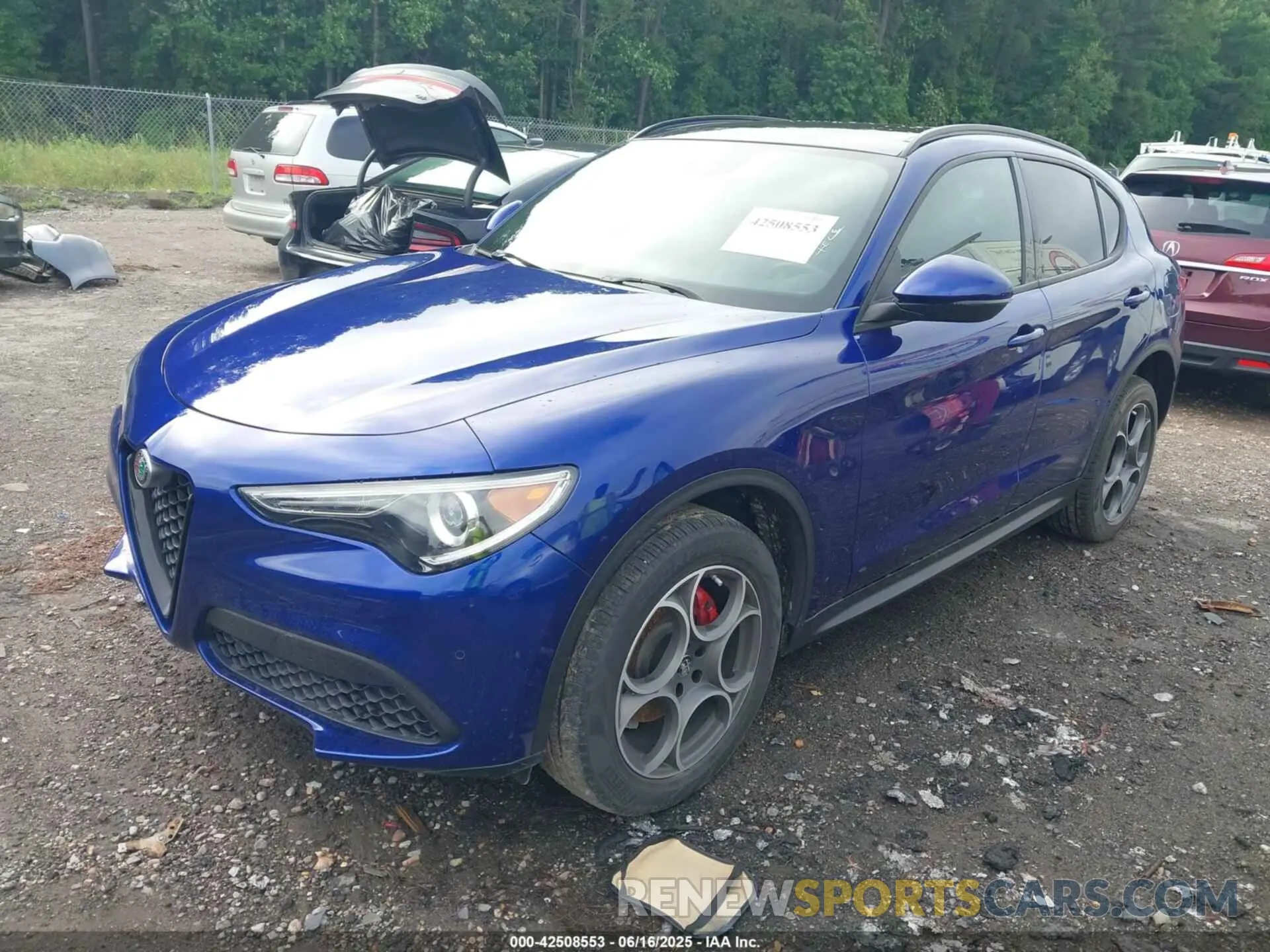 2 Photograph of a damaged car ZASPAJAN9N7D37137 ALFA ROMEO STELVIO 2022