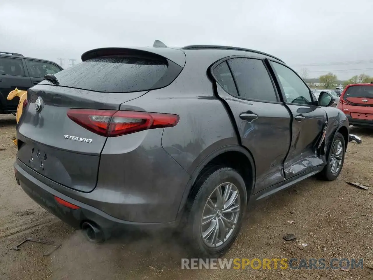 3 Фотография поврежденного автомобиля ZASPAKAN1N7D24887 ALFA ROMEO STELVIO 2022