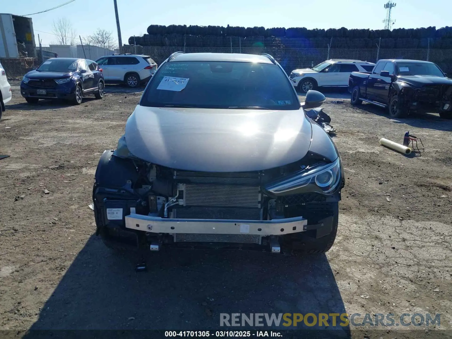 13 Photograph of a damaged car ZASPAKAN3N7D27953 ALFA ROMEO STELVIO 2022