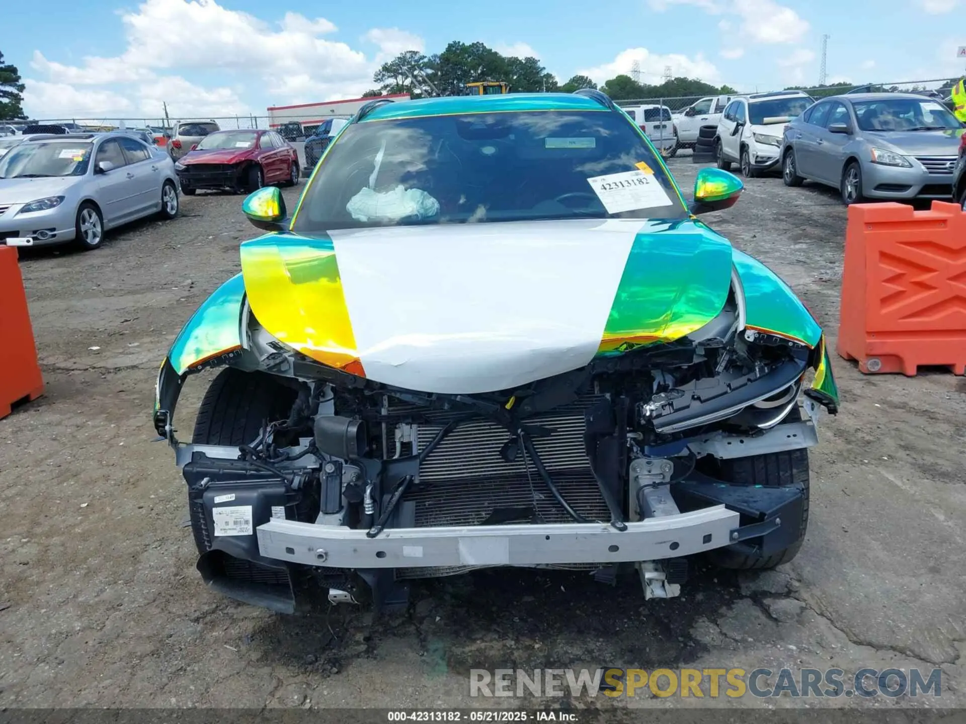 13 Фотография поврежденного автомобиля ZASPAKANXN7D41462 ALFA ROMEO STELVIO 2022