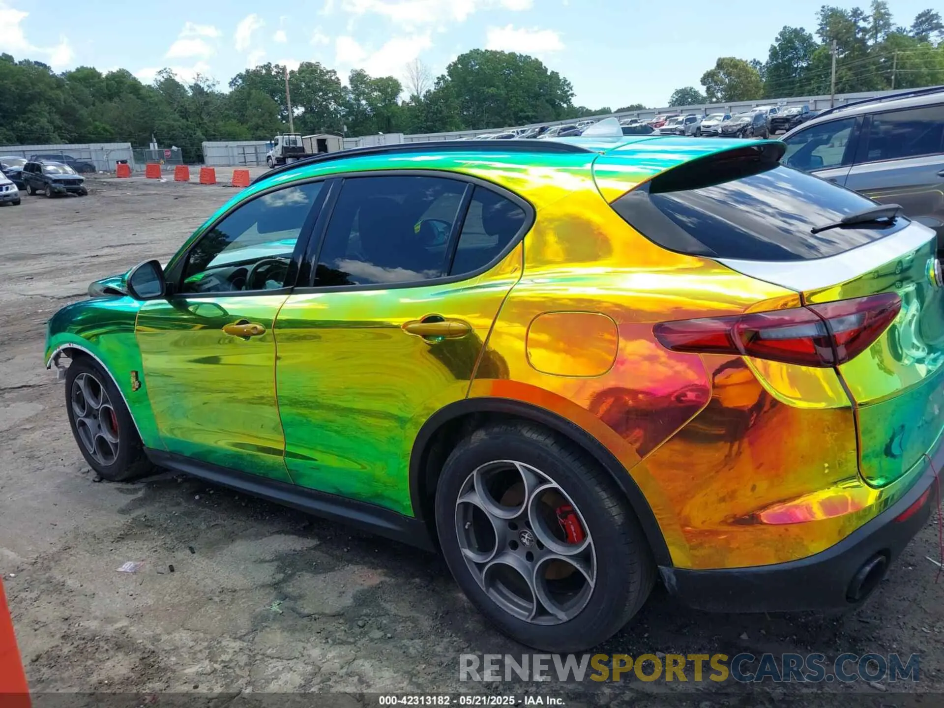 15 Фотография поврежденного автомобиля ZASPAKANXN7D41462 ALFA ROMEO STELVIO 2022