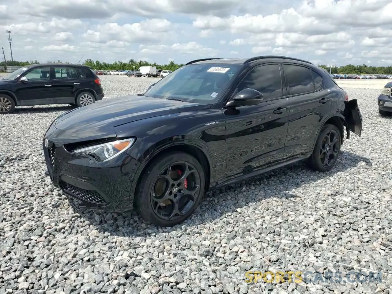 1 Photograph of a damaged car ZASPAKBN2N7D24671 ALFA ROMEO STELVIO 2022