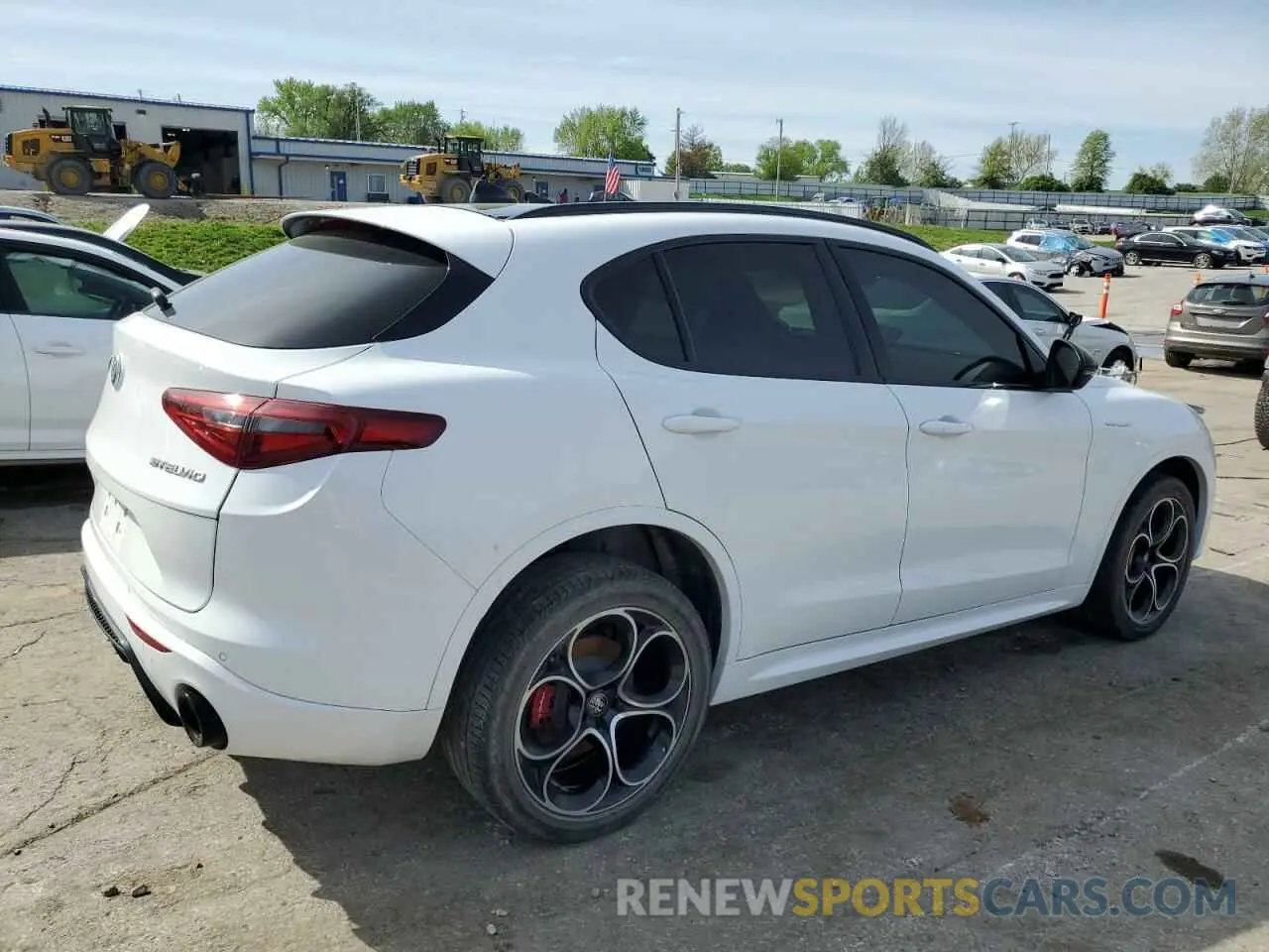 3 Фотография поврежденного автомобиля ZASPAKBN3N7D32522 ALFA ROMEO STELVIO 2022
