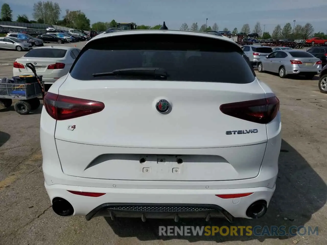 6 Фотография поврежденного автомобиля ZASPAKBN3N7D32522 ALFA ROMEO STELVIO 2022