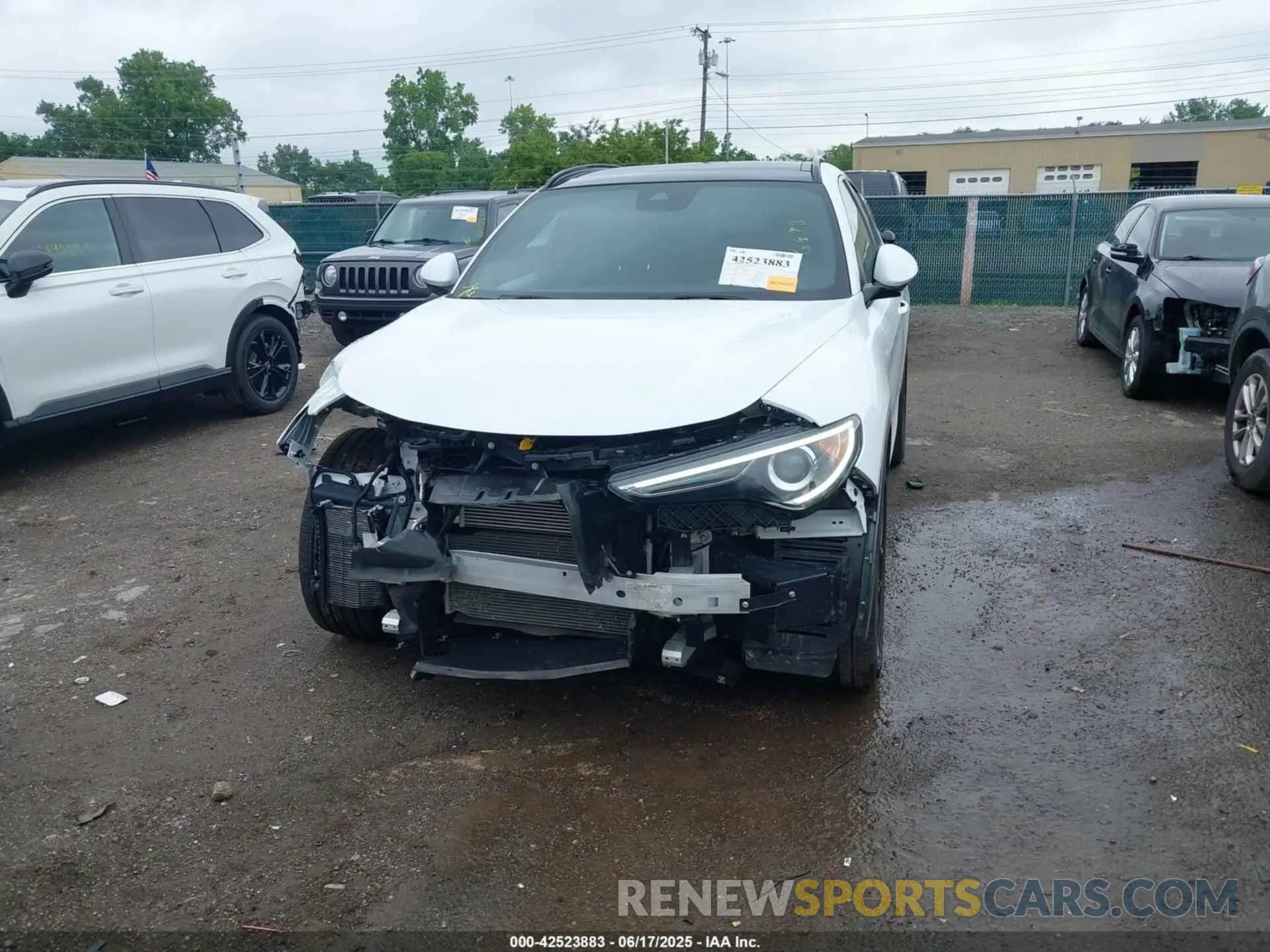 13 Photograph of a damaged car ZASPAKBN2P7D56698 ALFA ROMEO STELVIO 2023