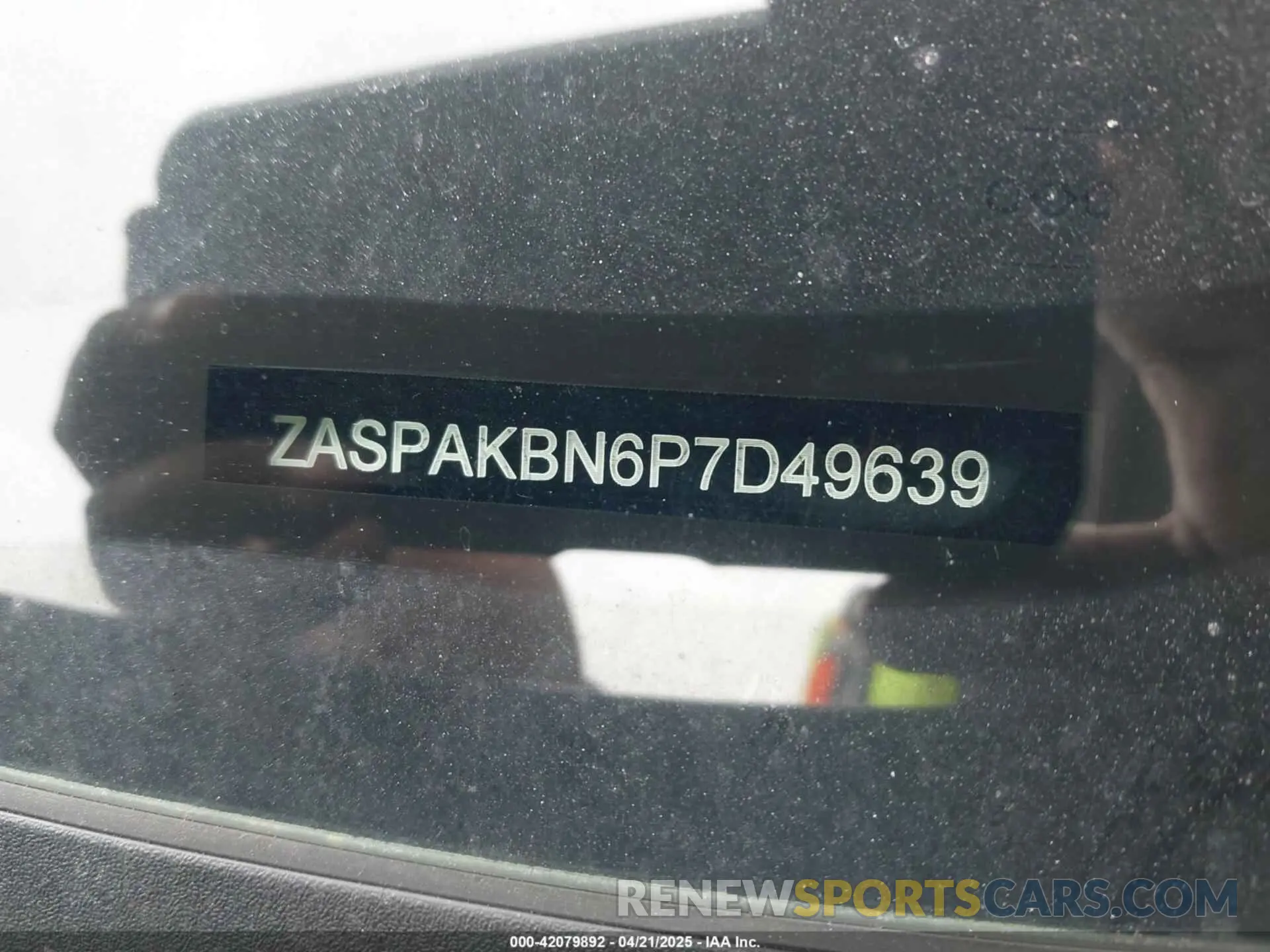17 Photograph of a damaged car ZASPAKBN6P7D49639 ALFA ROMEO STELVIO 2023