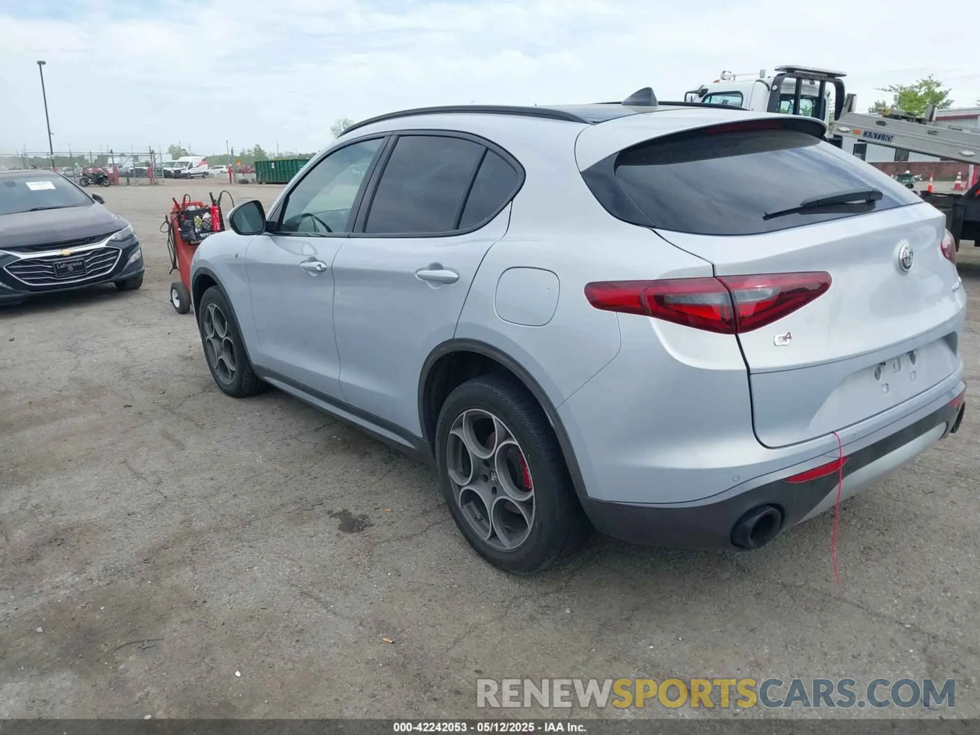 3 Фотография поврежденного автомобиля ZASPAKBN6P7D57689 ALFA ROMEO STELVIO 2023