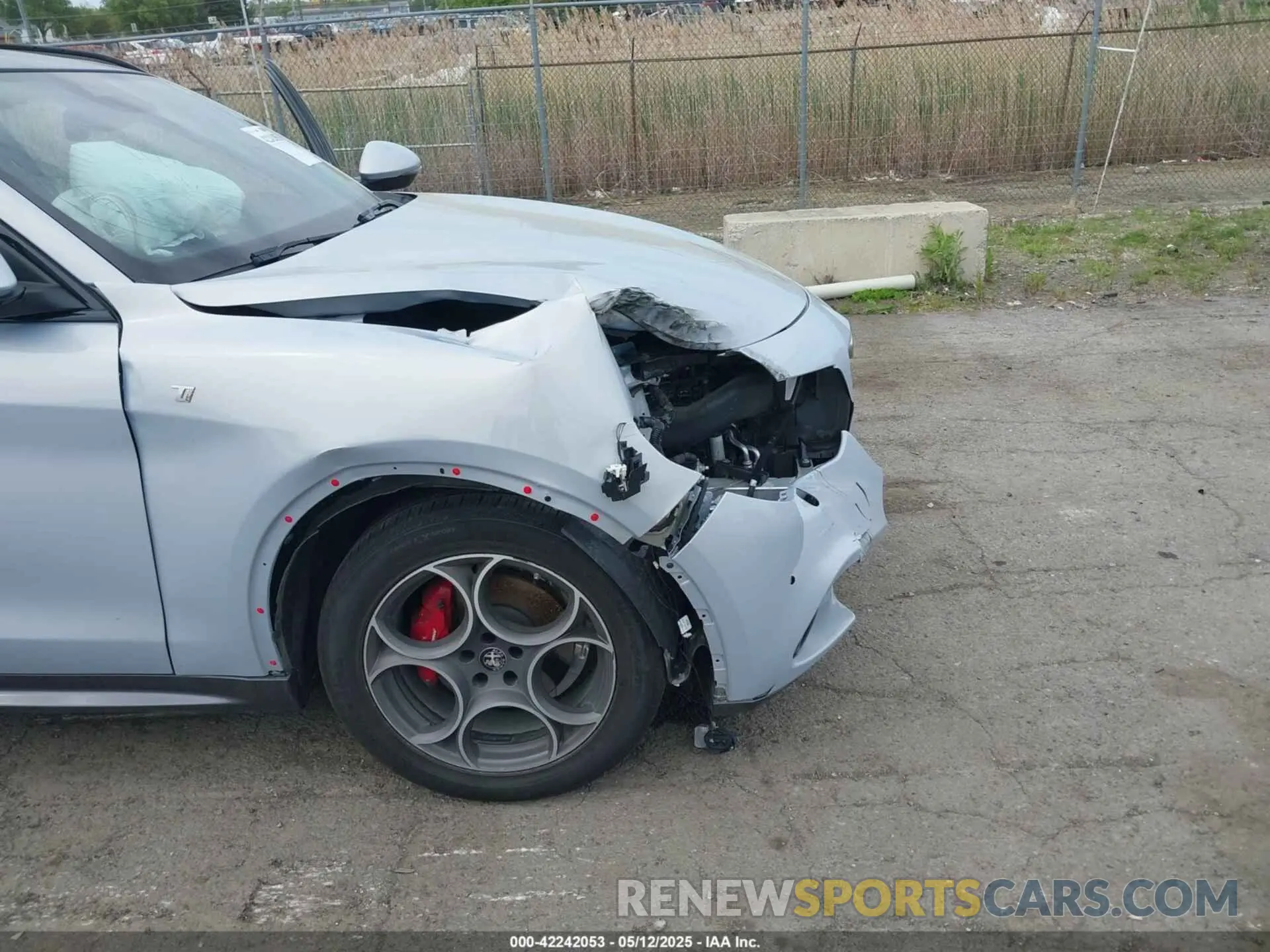 6 Фотография поврежденного автомобиля ZASPAKBN6P7D57689 ALFA ROMEO STELVIO 2023