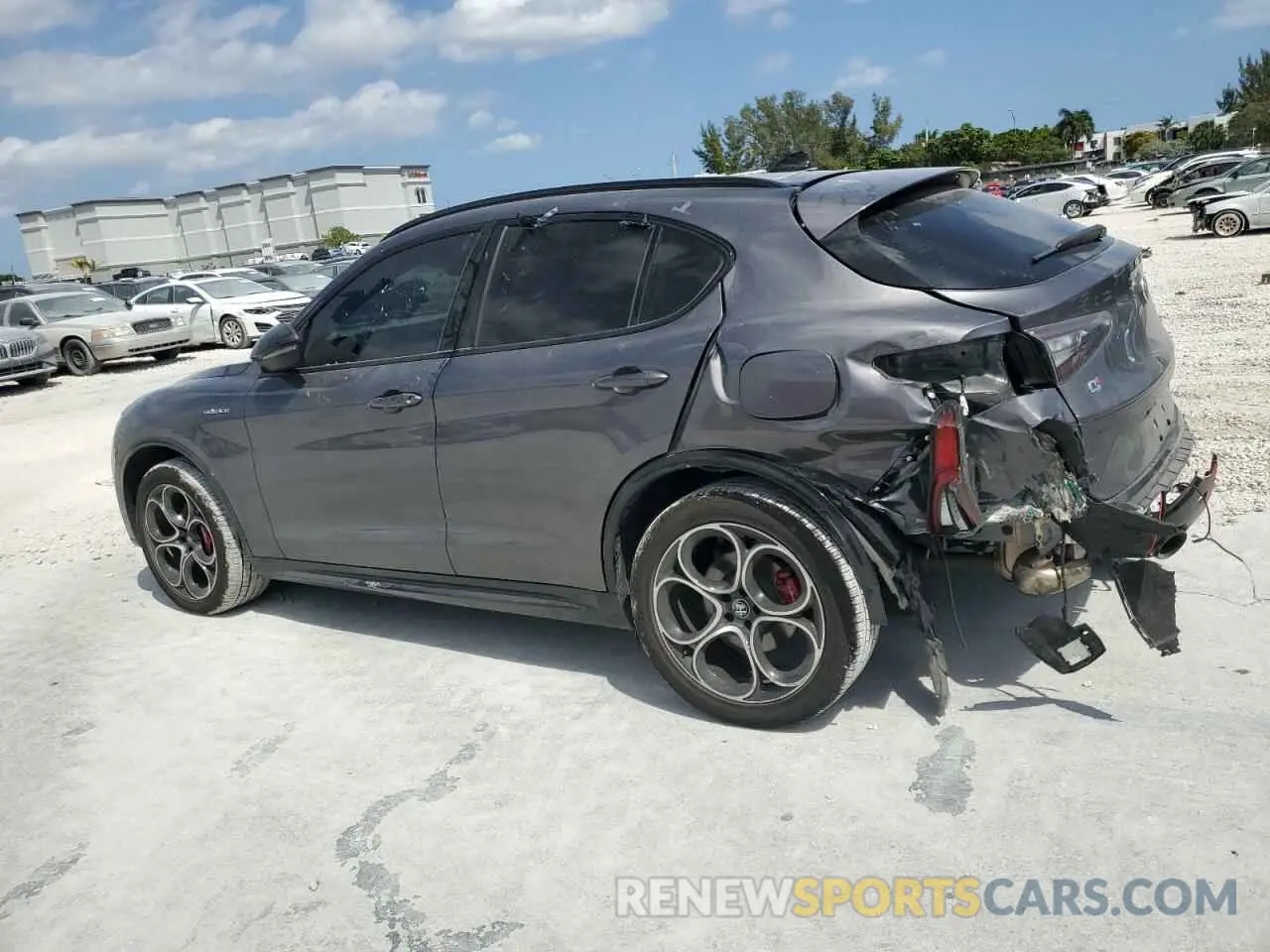 2 Photograph of a damaged car ZASPAKBN0R7D75236 ALFA ROMEO STELVIO 2024