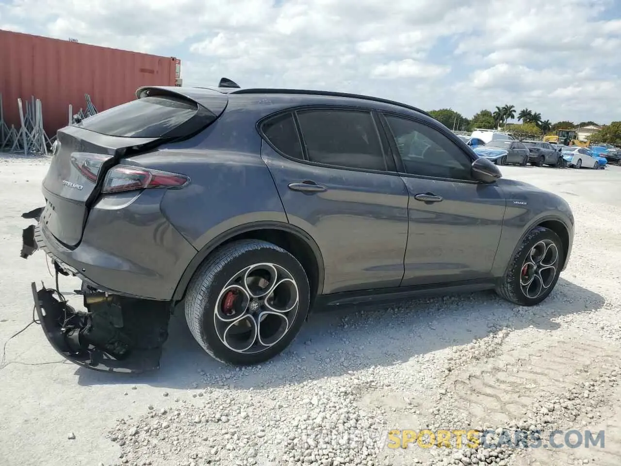3 Photograph of a damaged car ZASPAKBN0R7D75236 ALFA ROMEO STELVIO 2024
