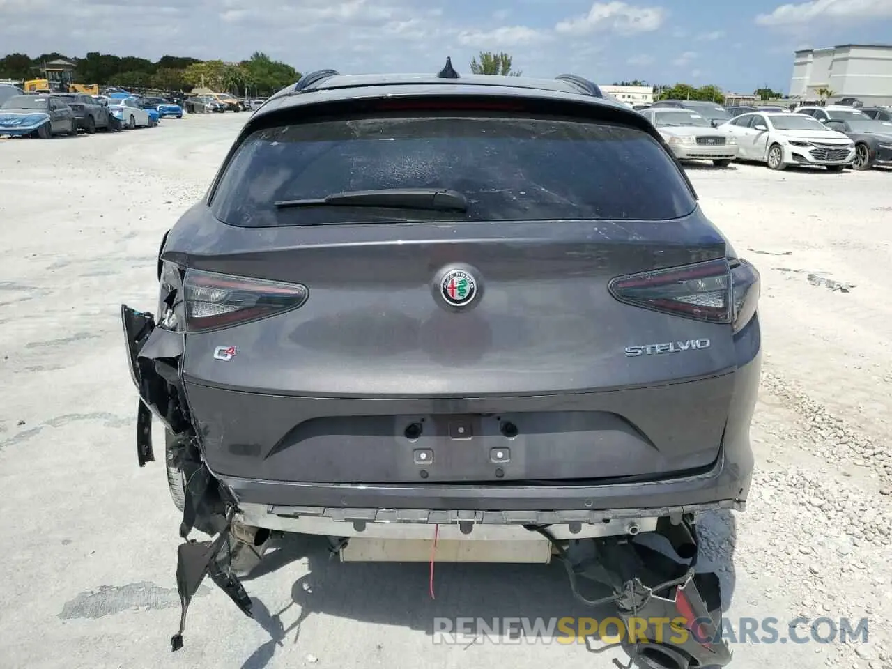 6 Photograph of a damaged car ZASPAKBN0R7D75236 ALFA ROMEO STELVIO 2024