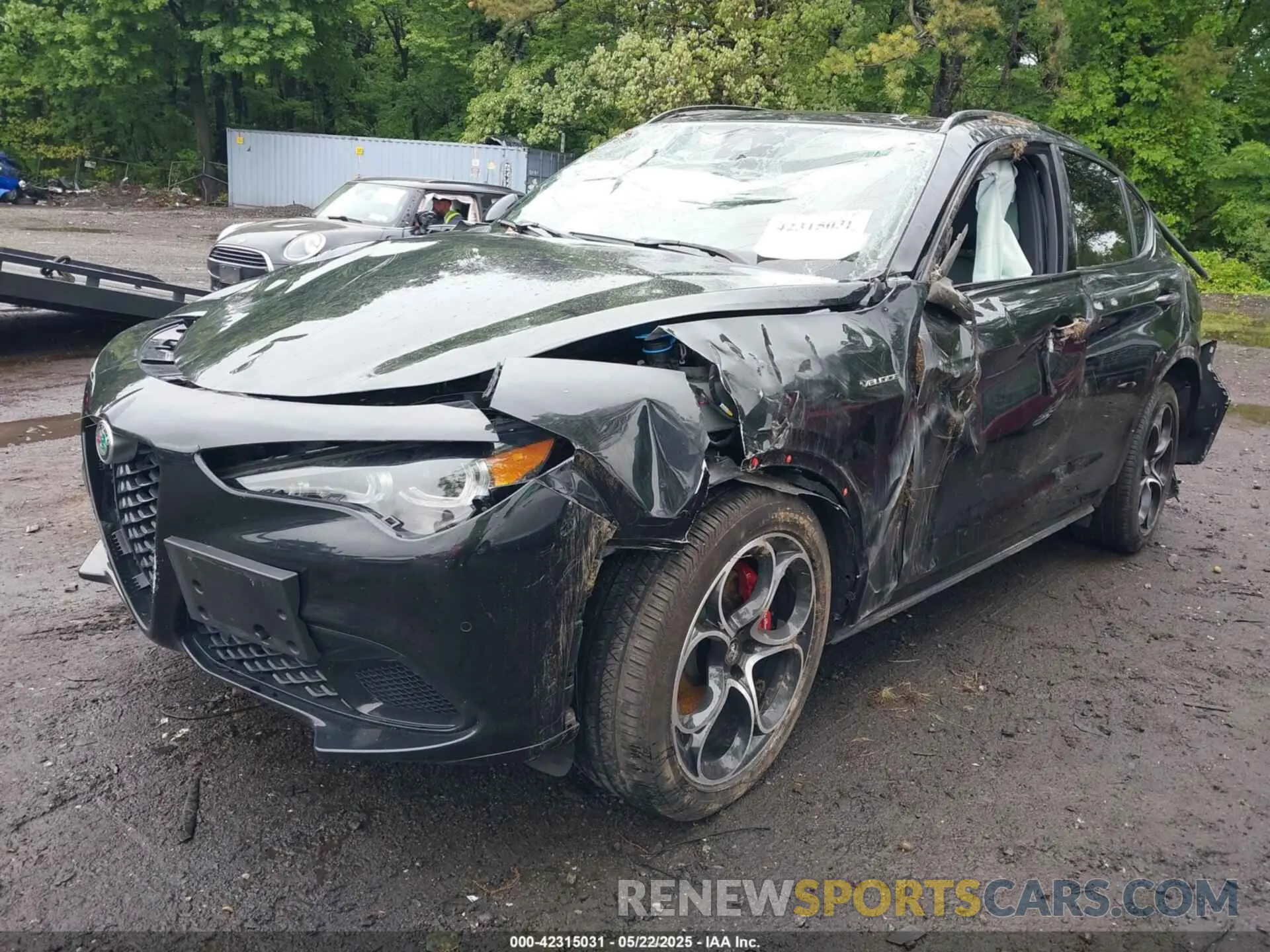 2 Photograph of a damaged car ZASPAKBN2R7D74217 ALFA ROMEO STELVIO 2024