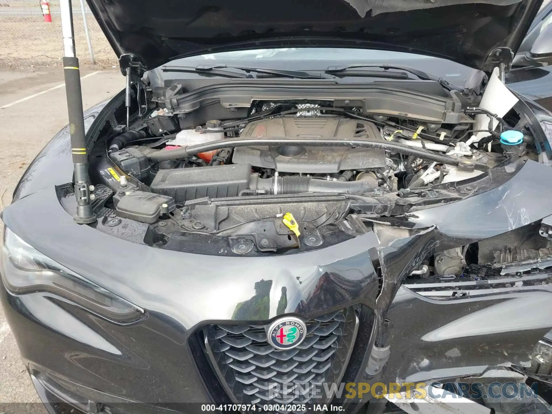 10 Photograph of a damaged car ZASPAKBN3R7D74078 ALFA ROMEO STELVIO 2024