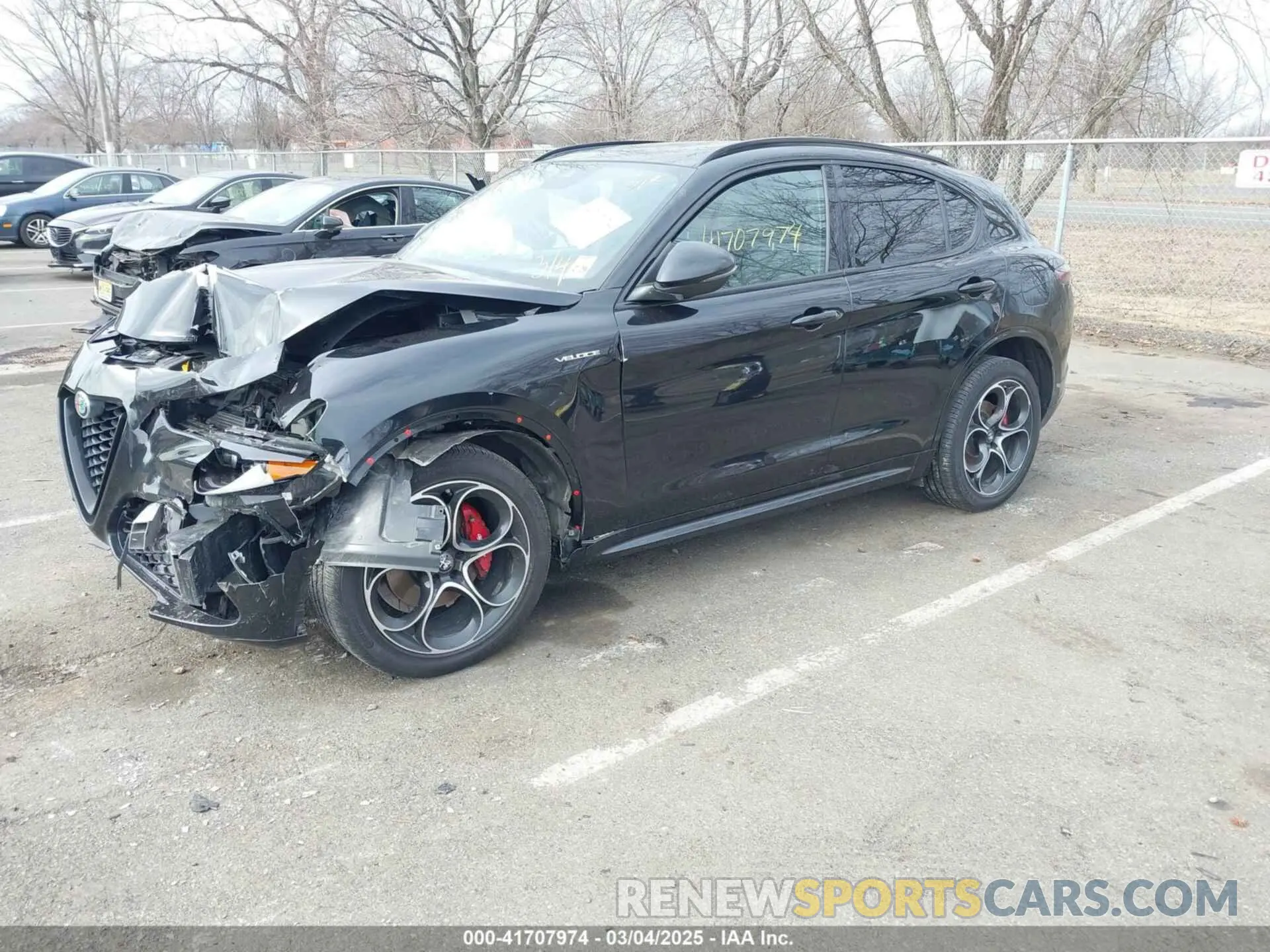 2 Photograph of a damaged car ZASPAKBN3R7D74078 ALFA ROMEO STELVIO 2024