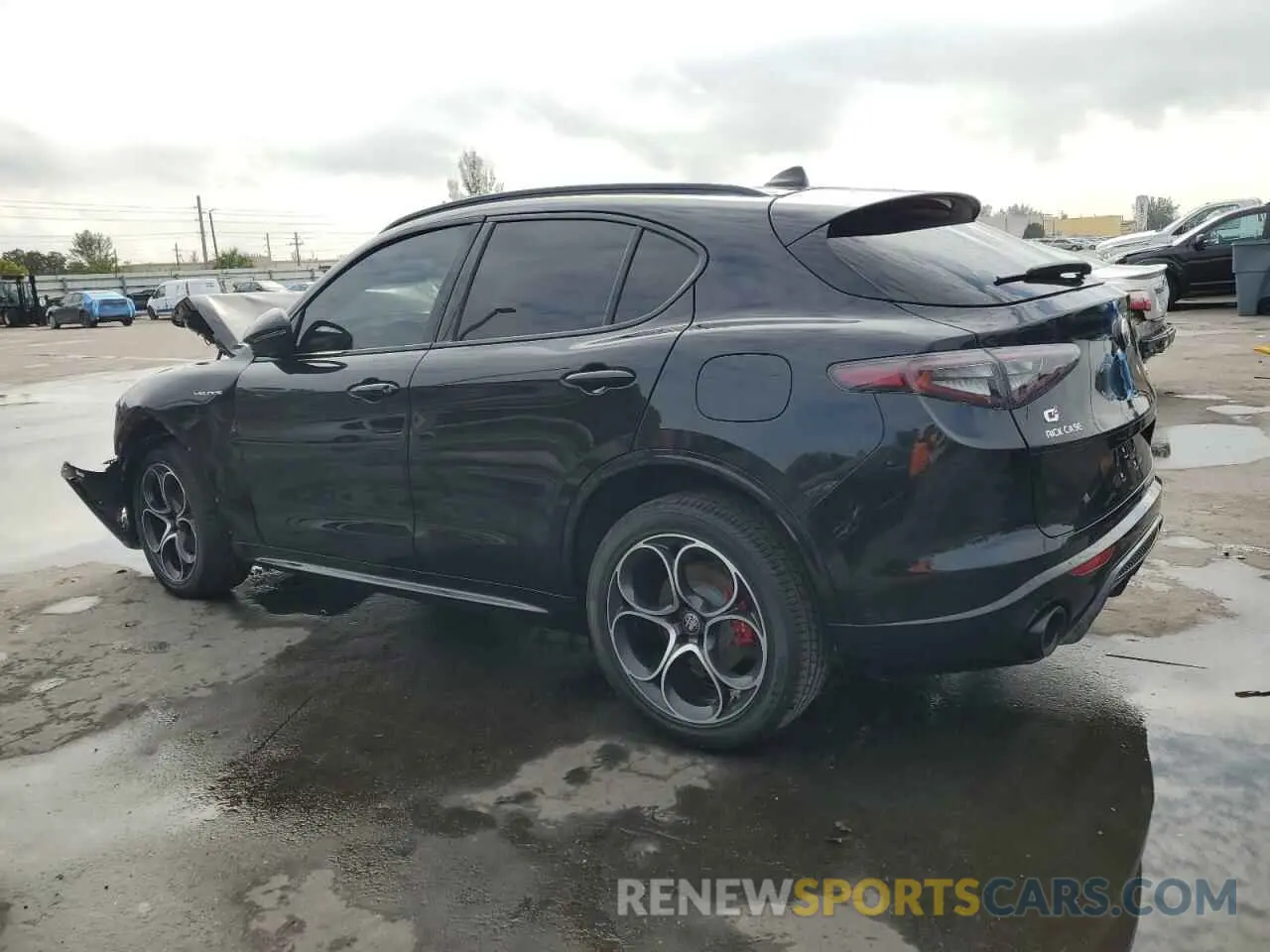 2 Photograph of a damaged car ZASPAKBN6R7D77203 ALFA ROMEO STELVIO 2024