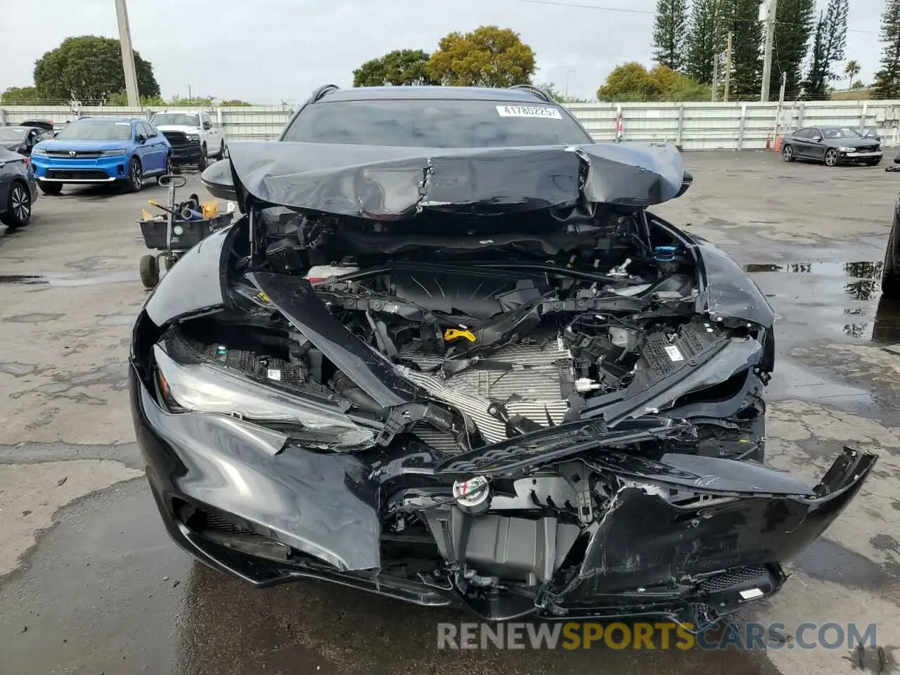 5 Photograph of a damaged car ZASPAKBN6R7D77203 ALFA ROMEO STELVIO 2024
