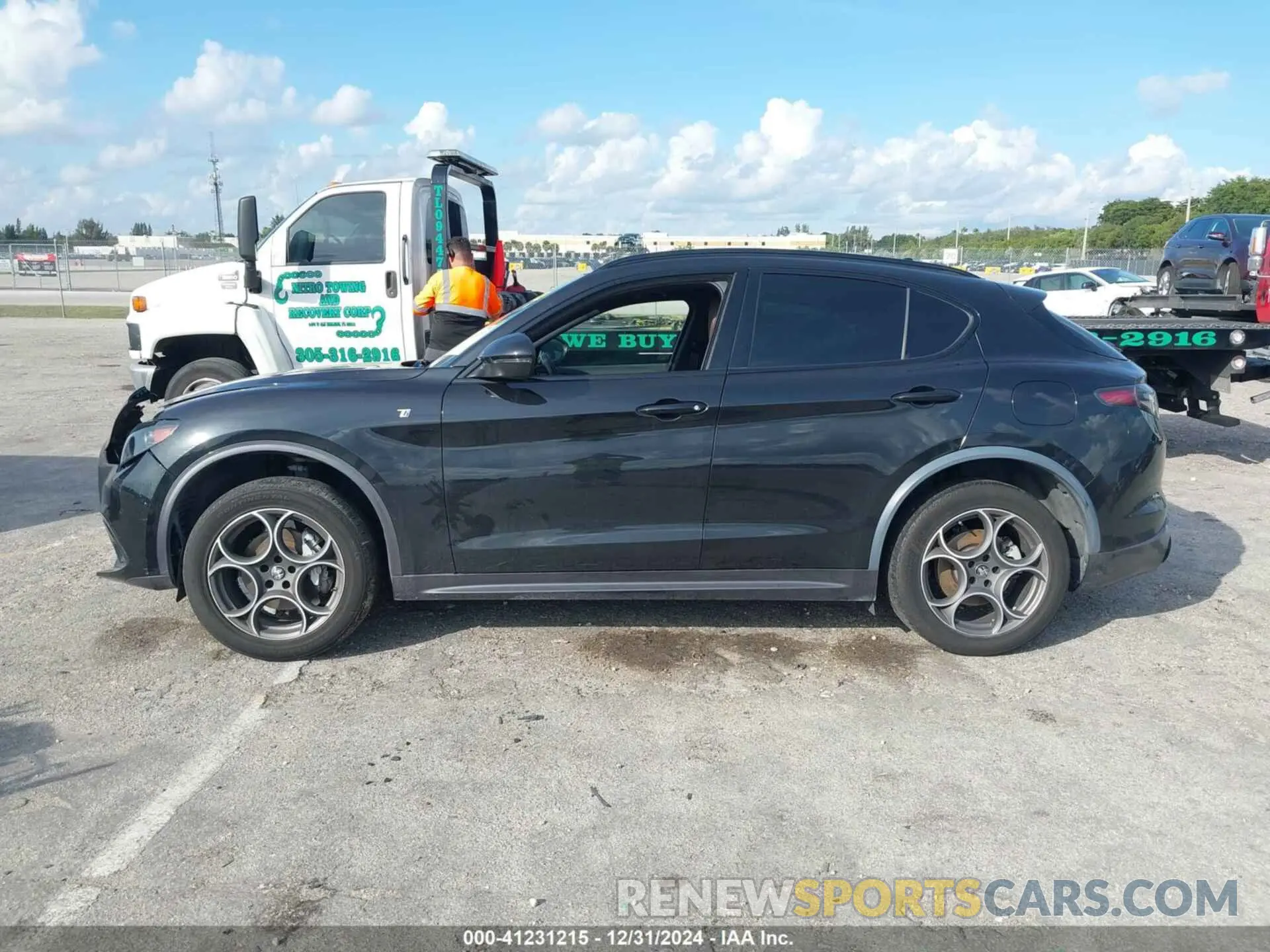 14 Photograph of a damaged car ZASPAKBN7R7D70471 ALFA ROMEO STELVIO 2024