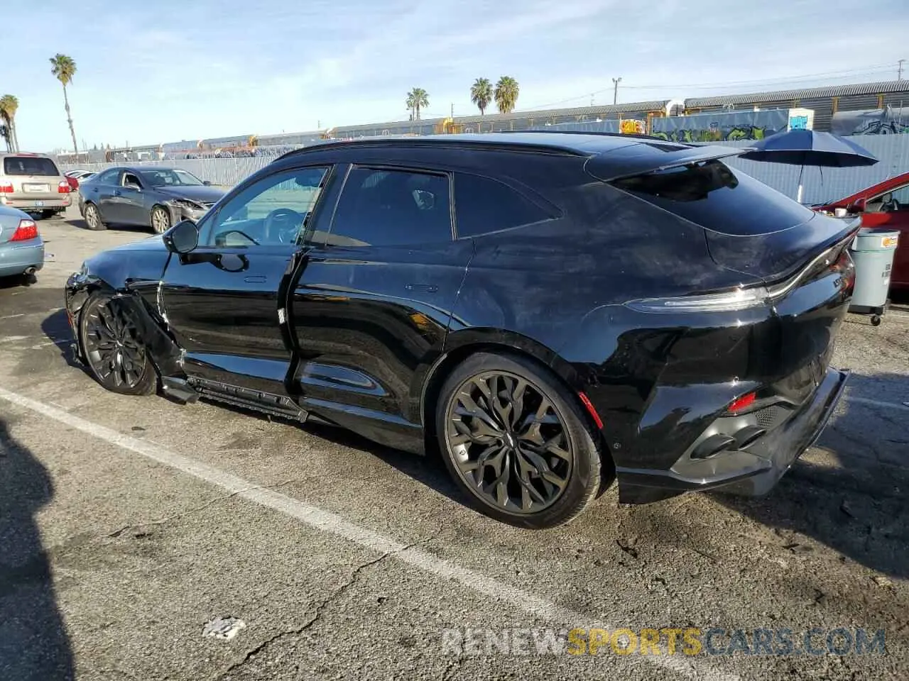 2 Photograph of a damaged car SD7VUJBW6PTV08239 ASTON MARTIN DBX 707 2023