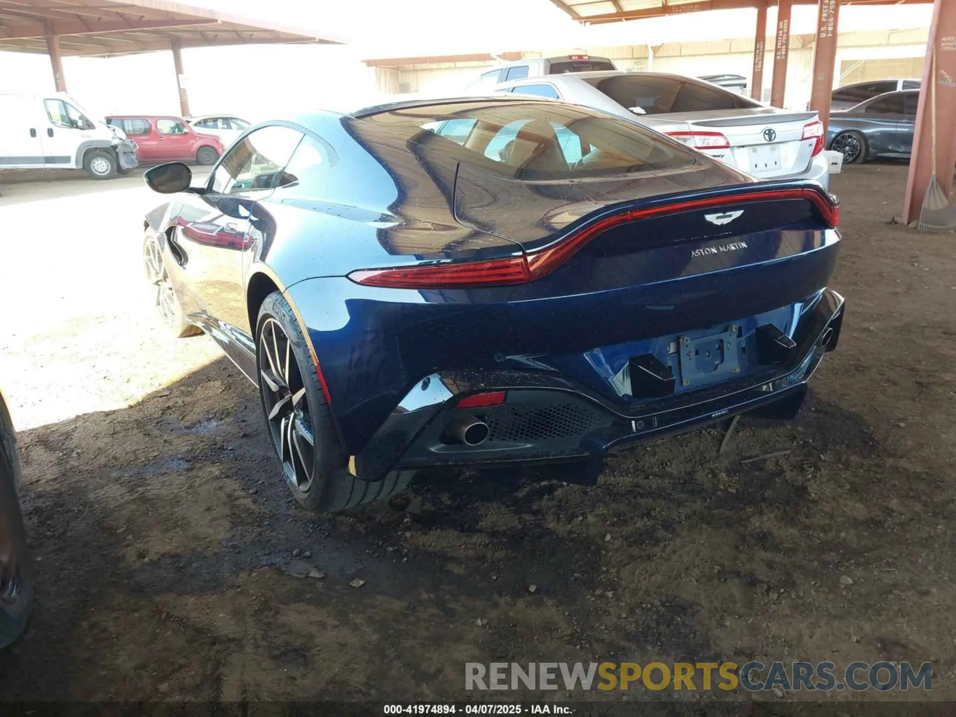 3 Photograph of a damaged car SCFSMGAW3KGN00836 ASTON MARTIN VANTAGE 2019