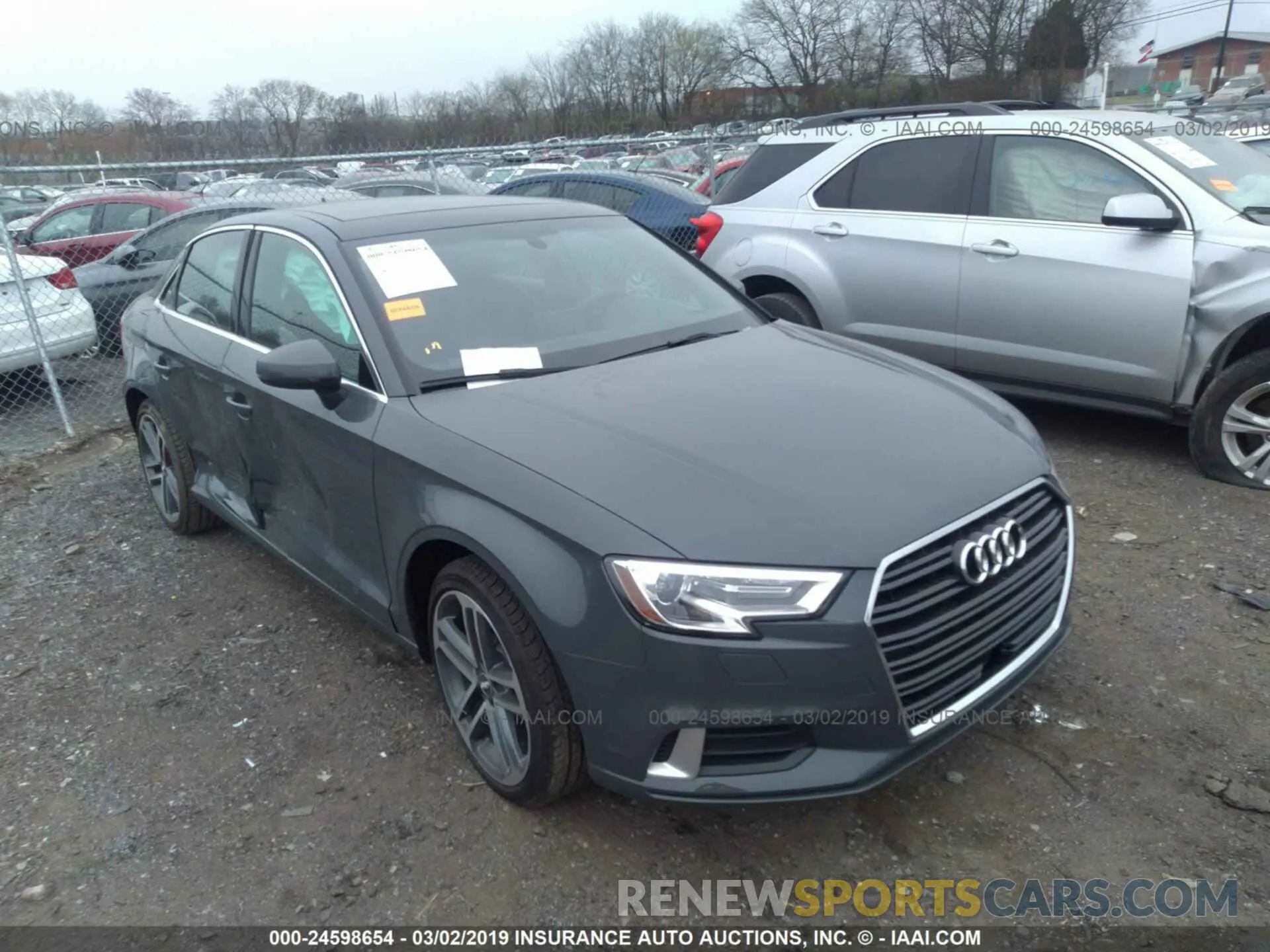 1 Photograph of a damaged car WAUAUGFF2K1011248 AUDI A3 2019