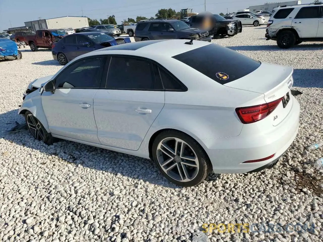 2 Photograph of a damaged car WAUAUGFF3KA089733 AUDI A3 2019