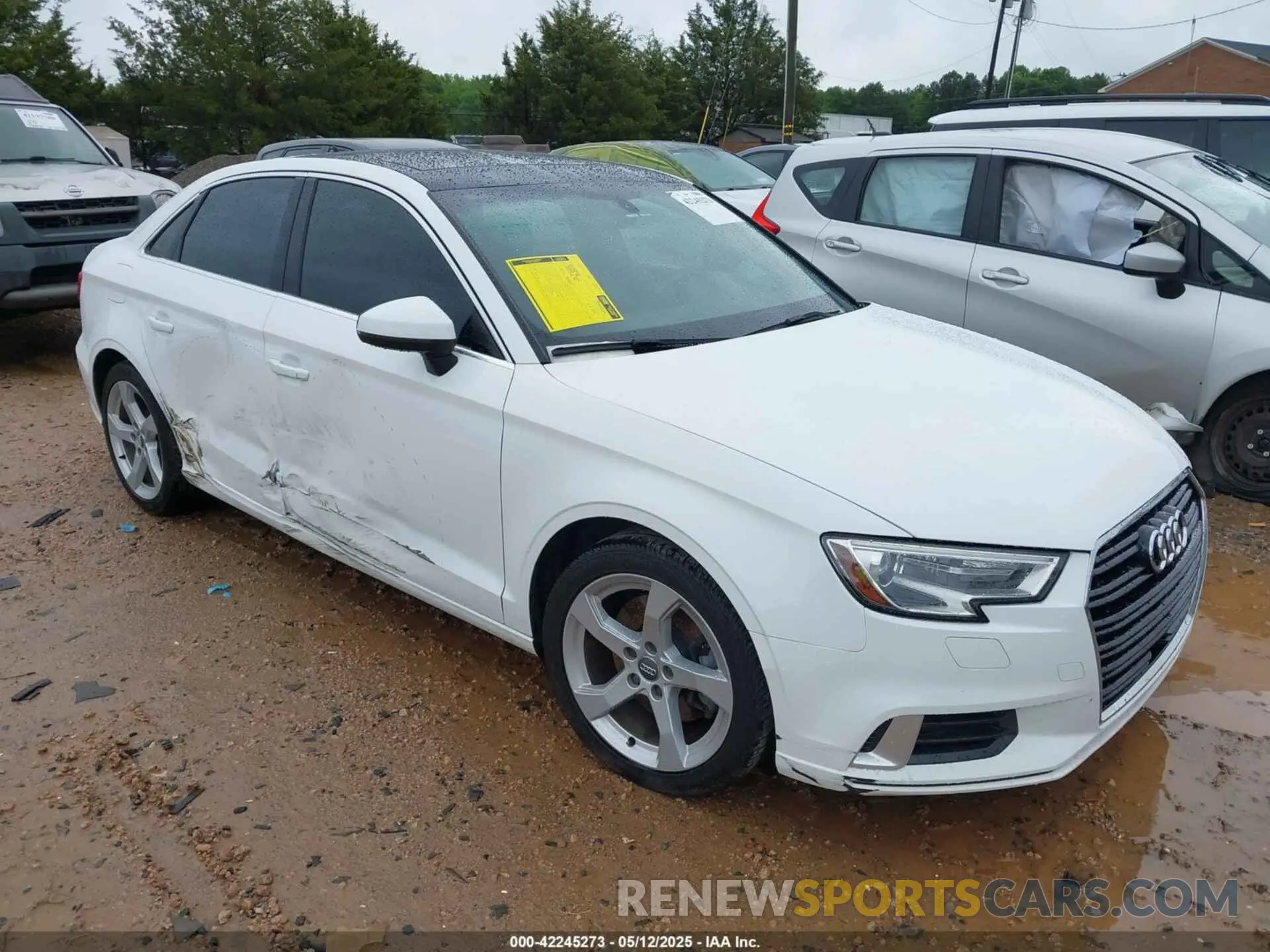 1 Photograph of a damaged car WAUAUGFF6K1010085 AUDI A3 2019