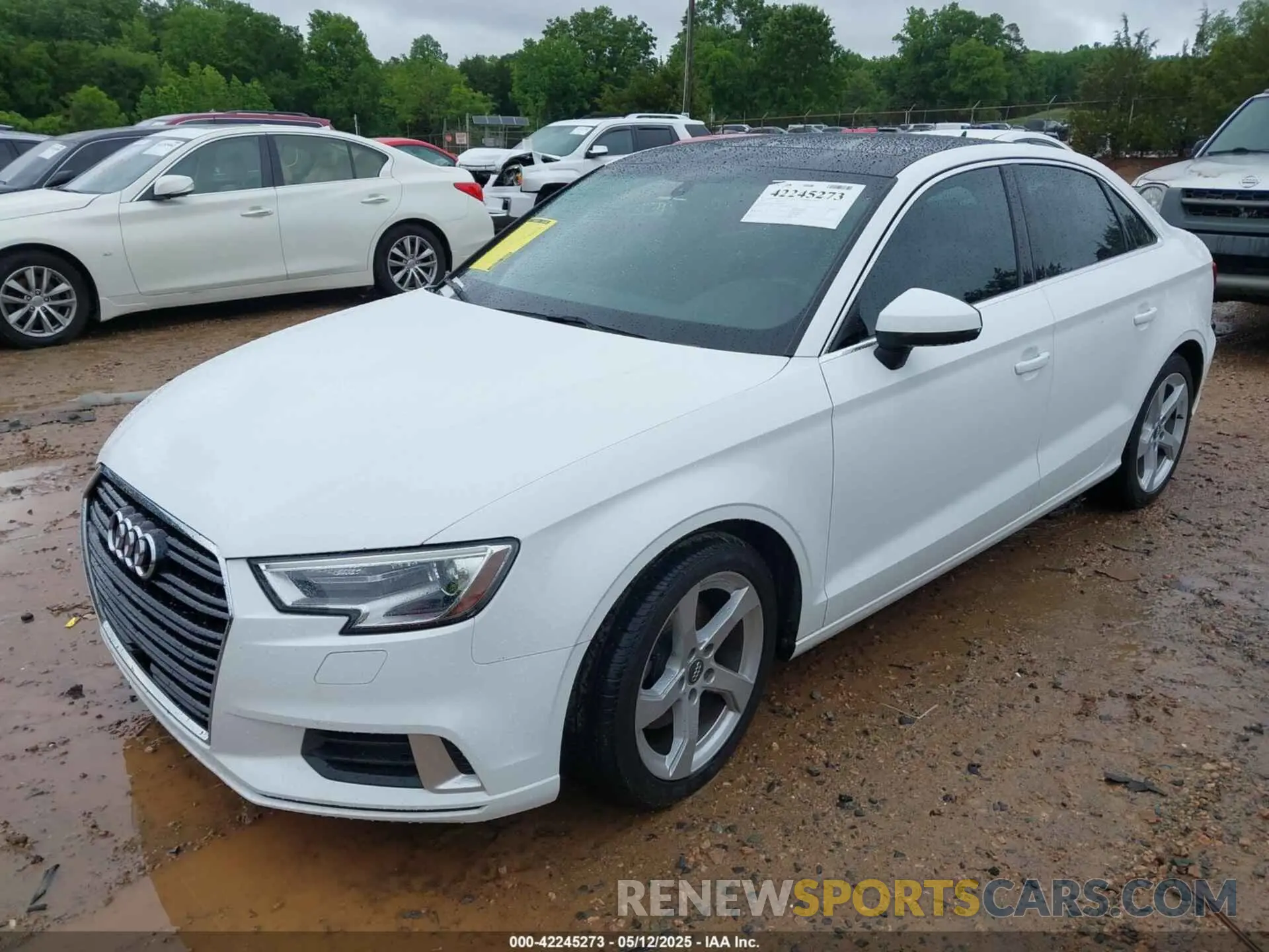 2 Photograph of a damaged car WAUAUGFF6K1010085 AUDI A3 2019