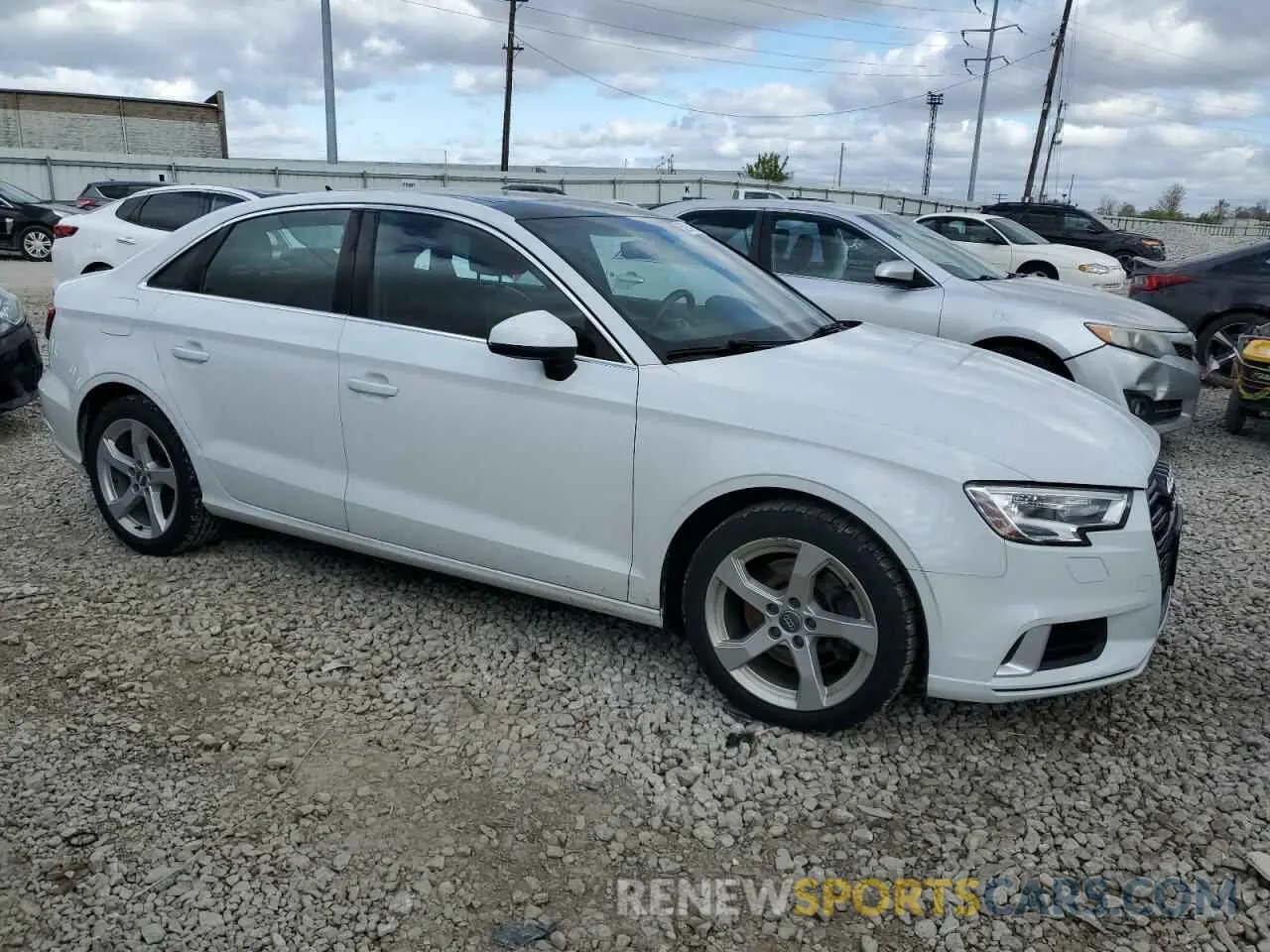 4 Photograph of a damaged car WAUAUGFF8K1008886 AUDI A3 2019